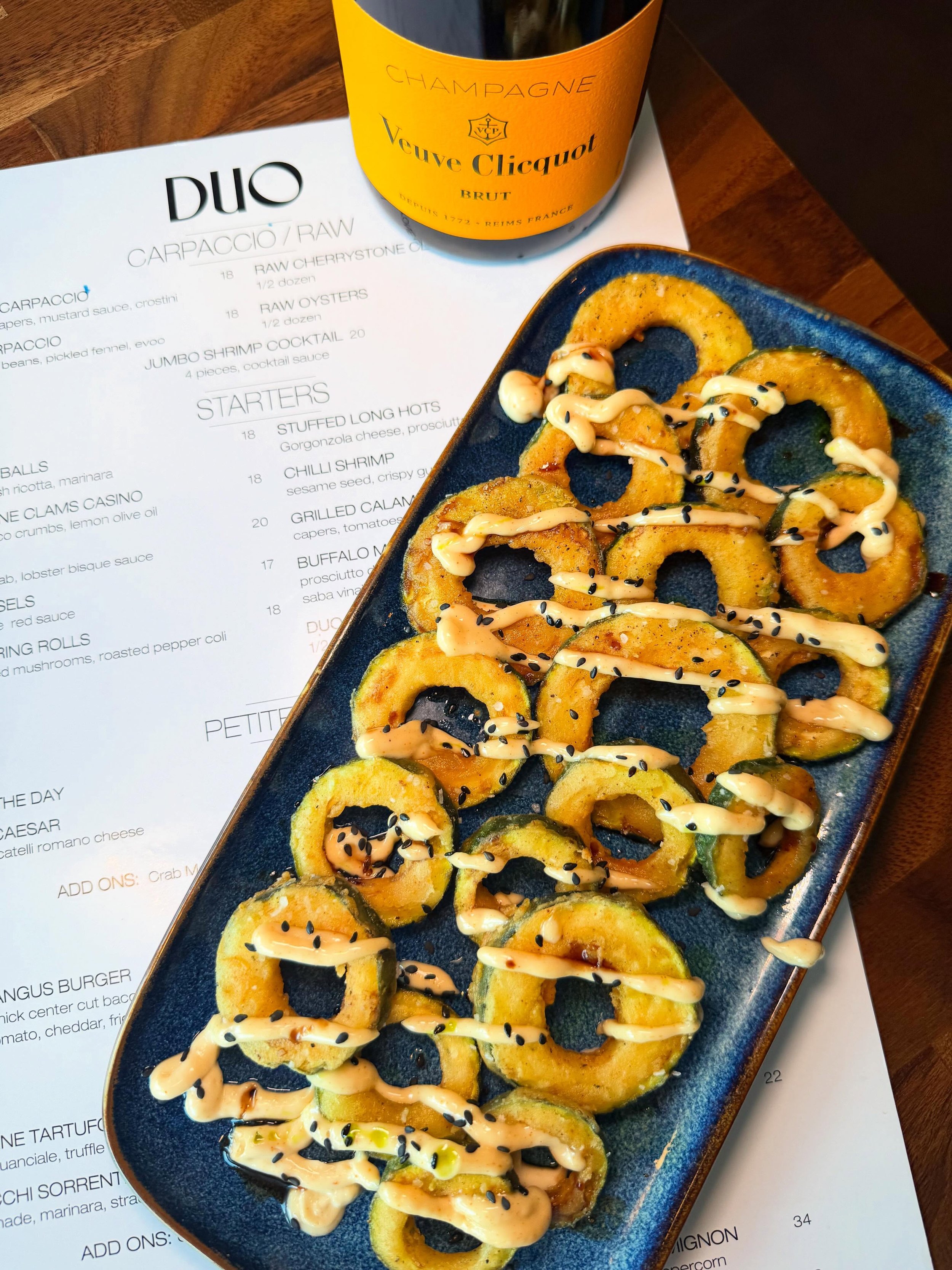 NEW SPECIAL: Our lightly fried zucchini rings are the perfect summer appetizer!🥒✨