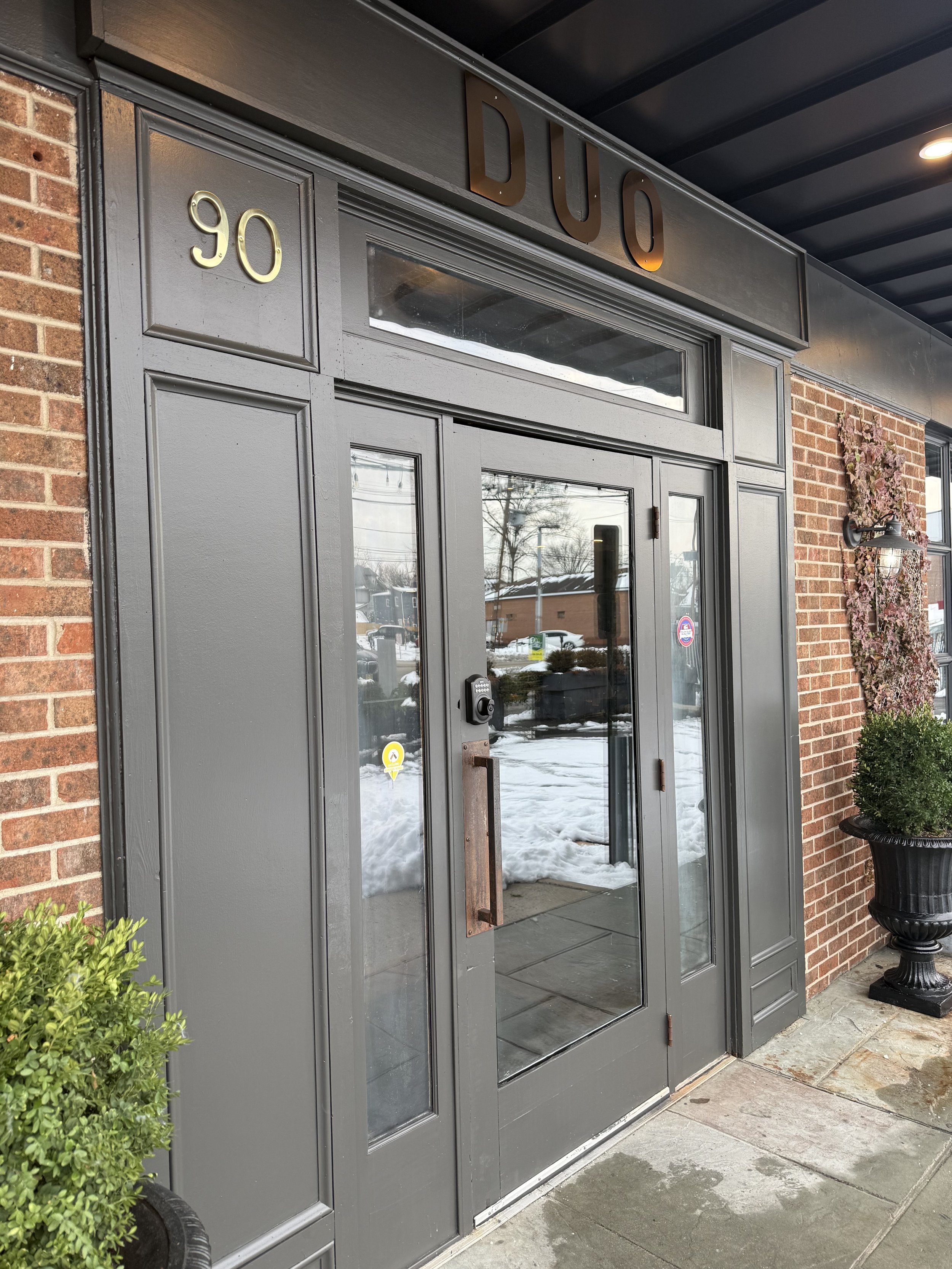 Duo's front door along Haddon Ave