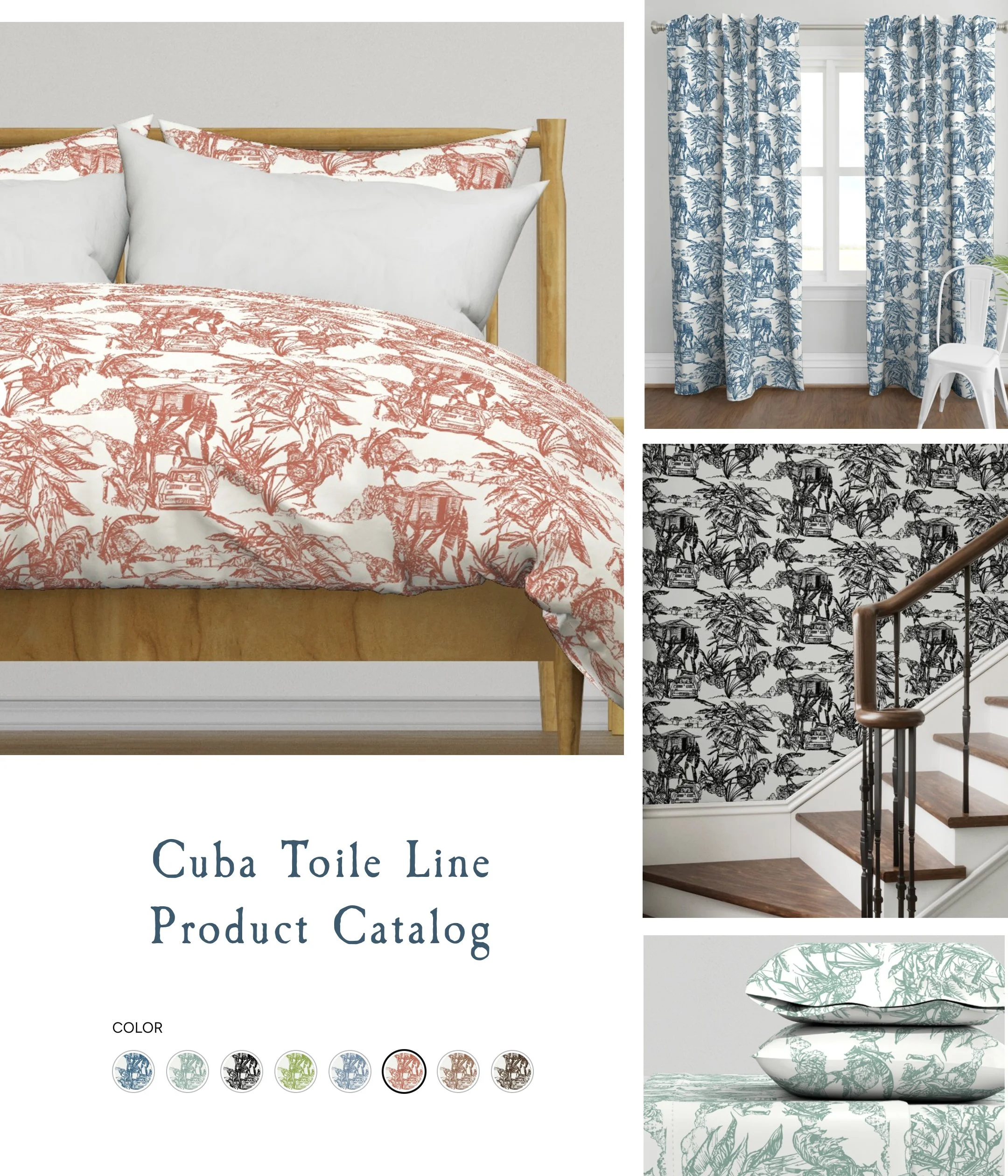 Cuba Toile Pattern Catalog, 2025