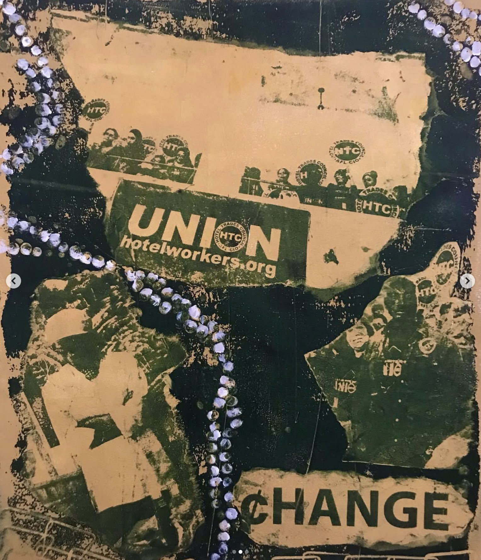 Pearls of Change, monoprint, 11" x 14", 2023