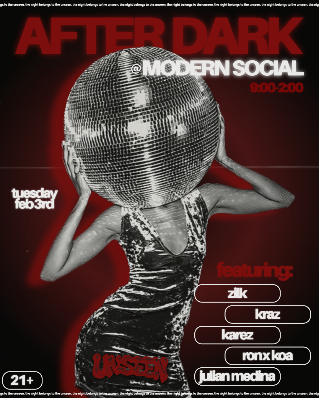 after dark @ modern social