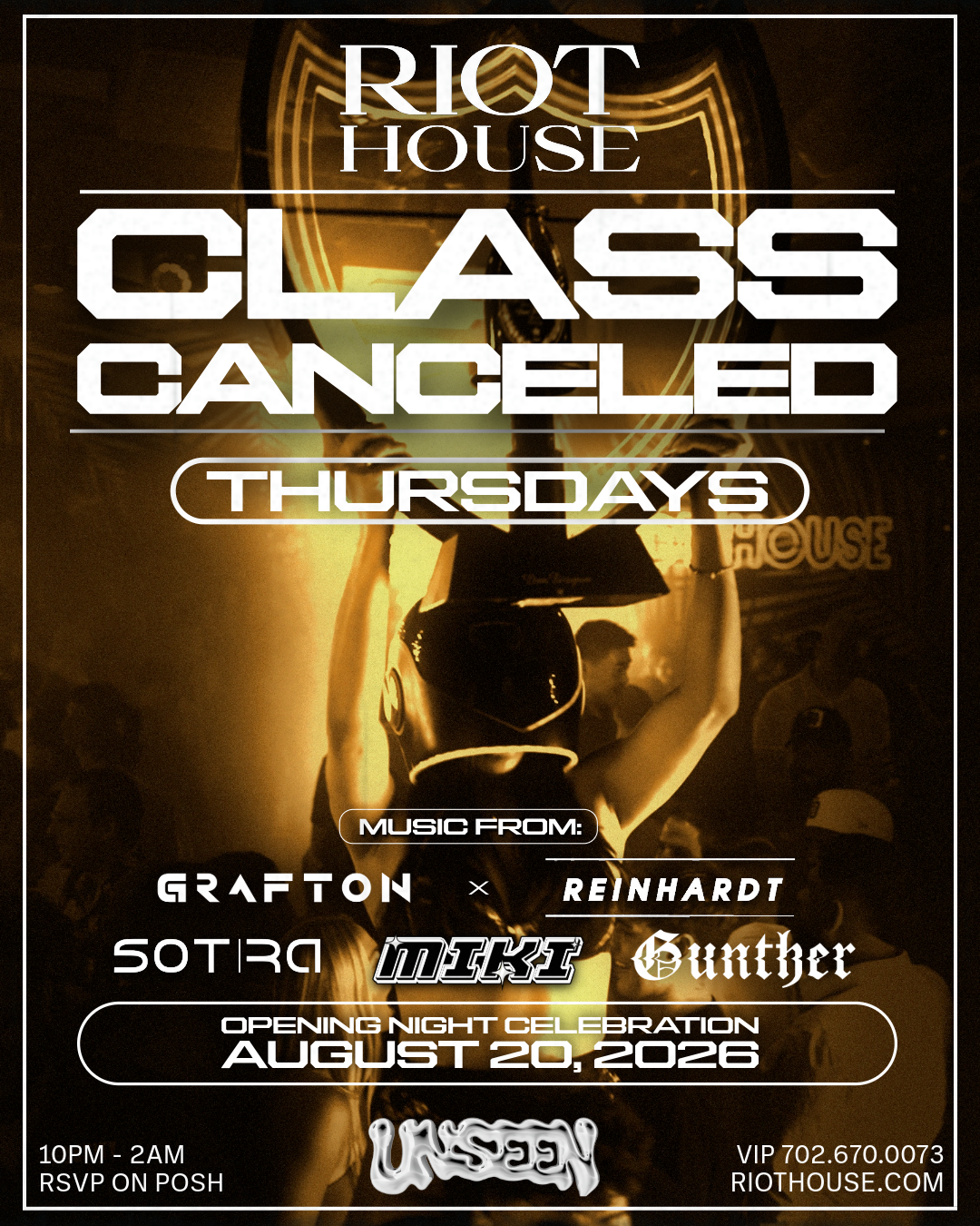 RIOT THURSDAYS - CLASS CANCELED