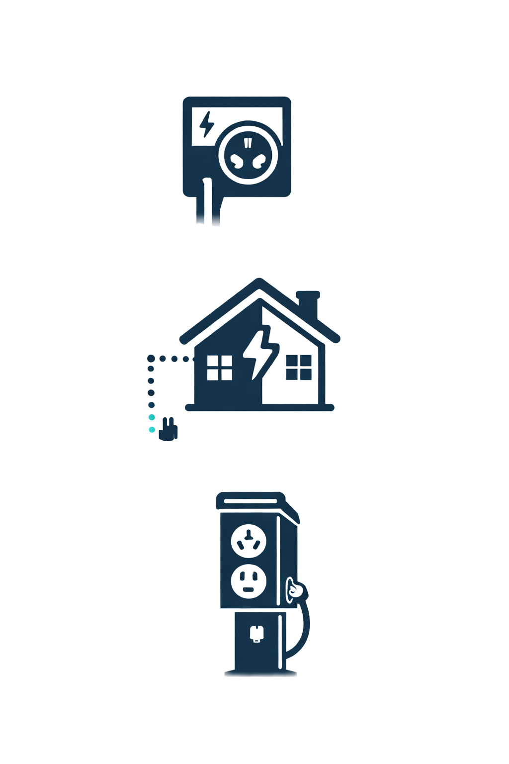 Home generator inlet and electrical interlock connection diagram for safe backup power installation