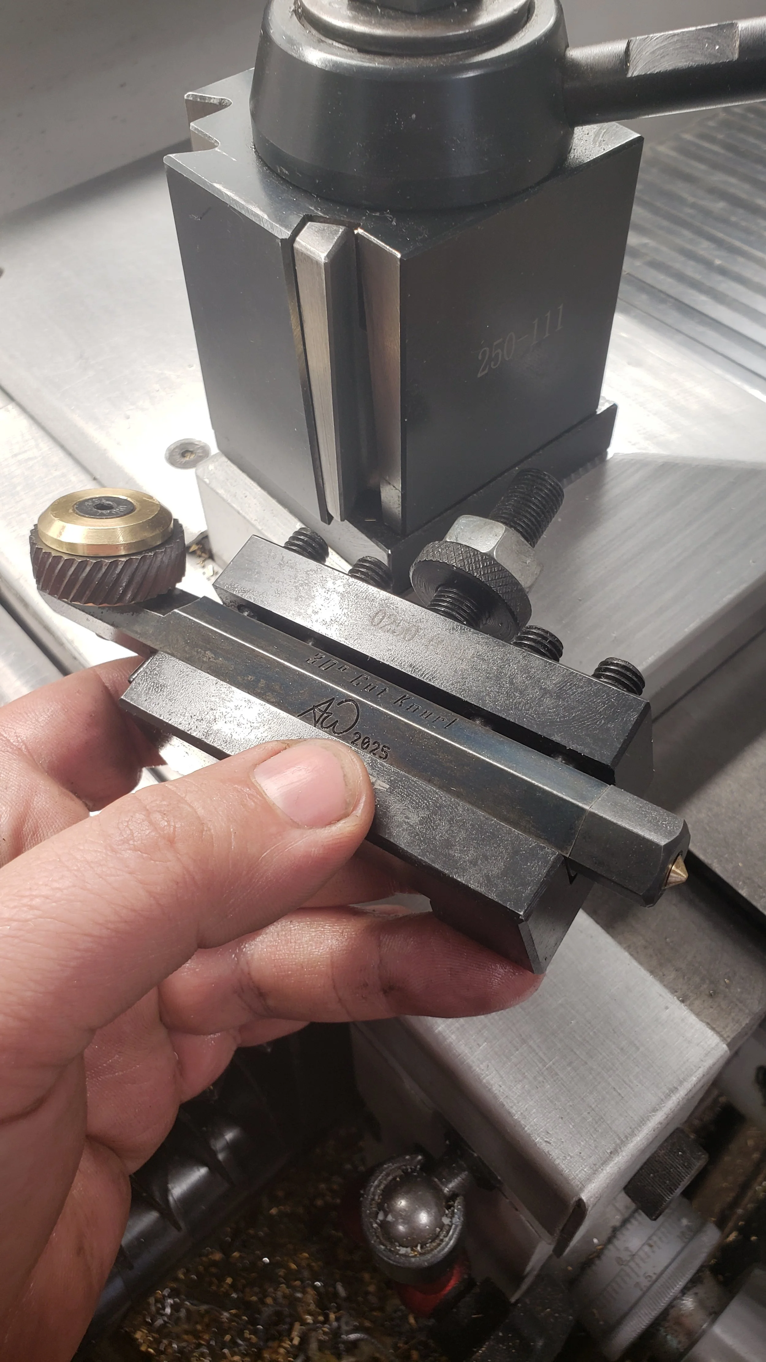 Lathe Cut Knurl Tool