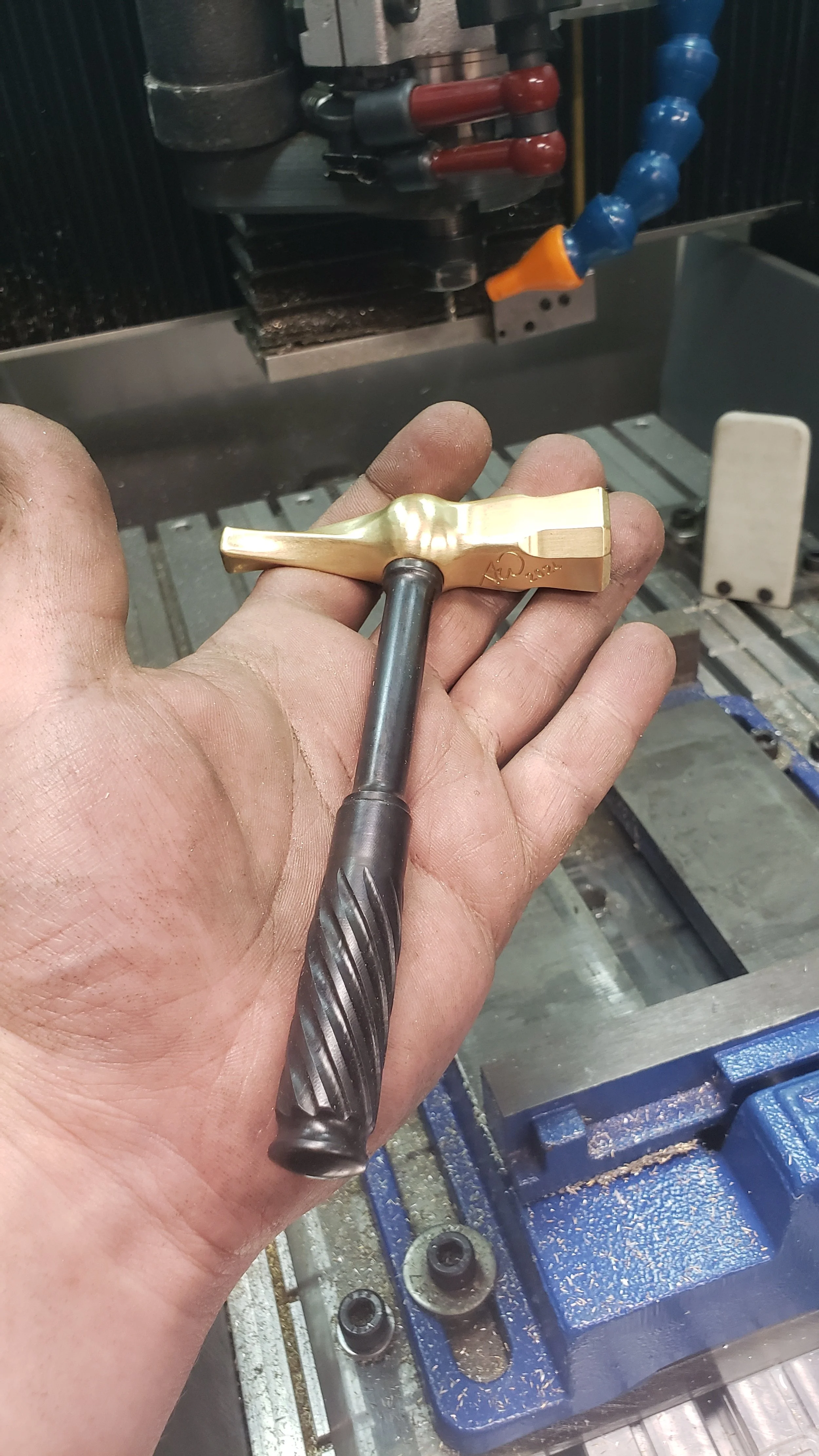 Brass Crafting Hammer