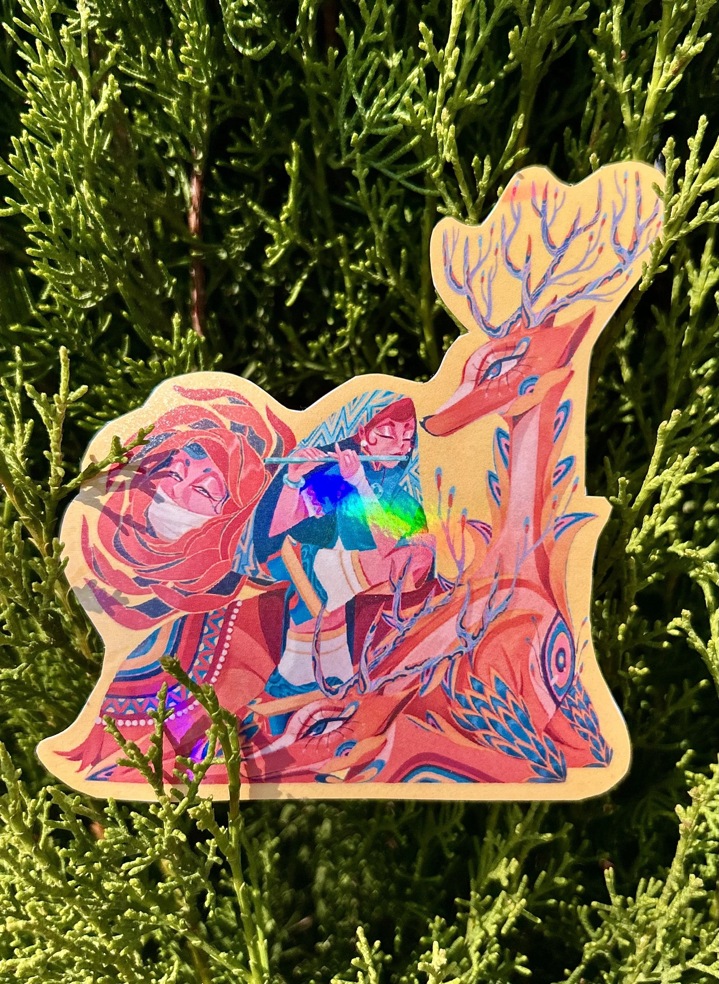 THE FOREST | Holographic Sticker