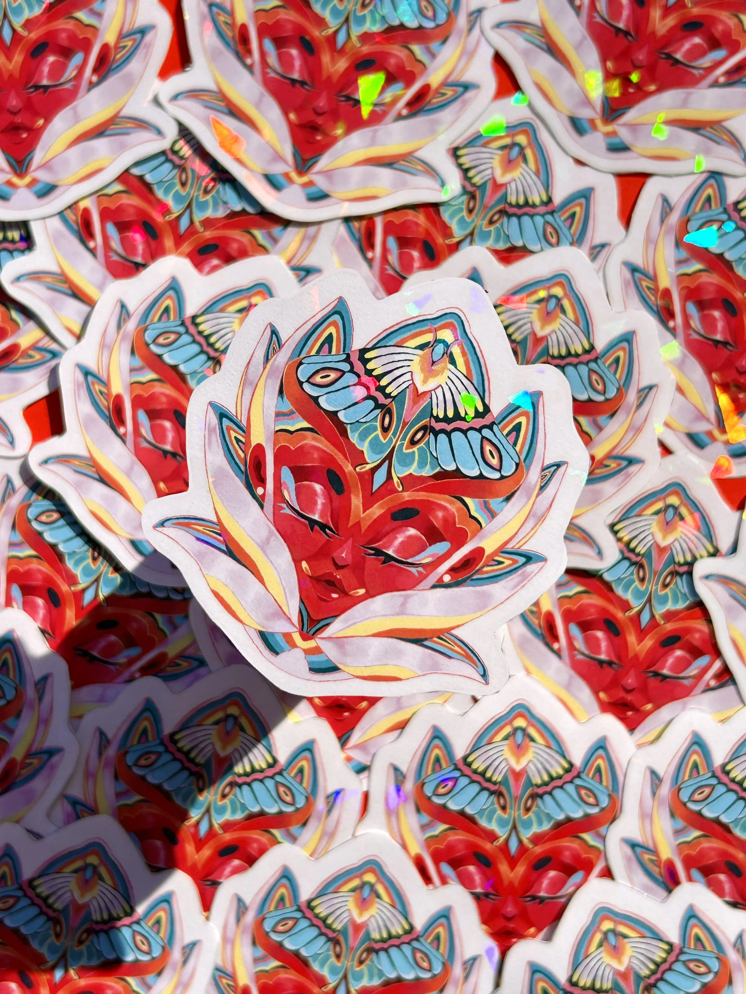 ETERNAL BLOOM | Holographic Sticker