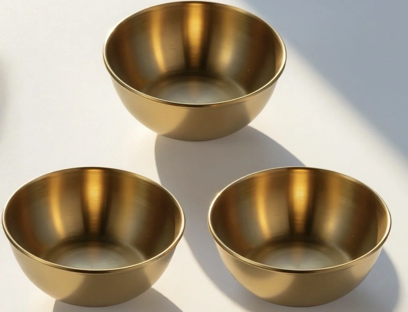 Gold Stainless Steel Bowl