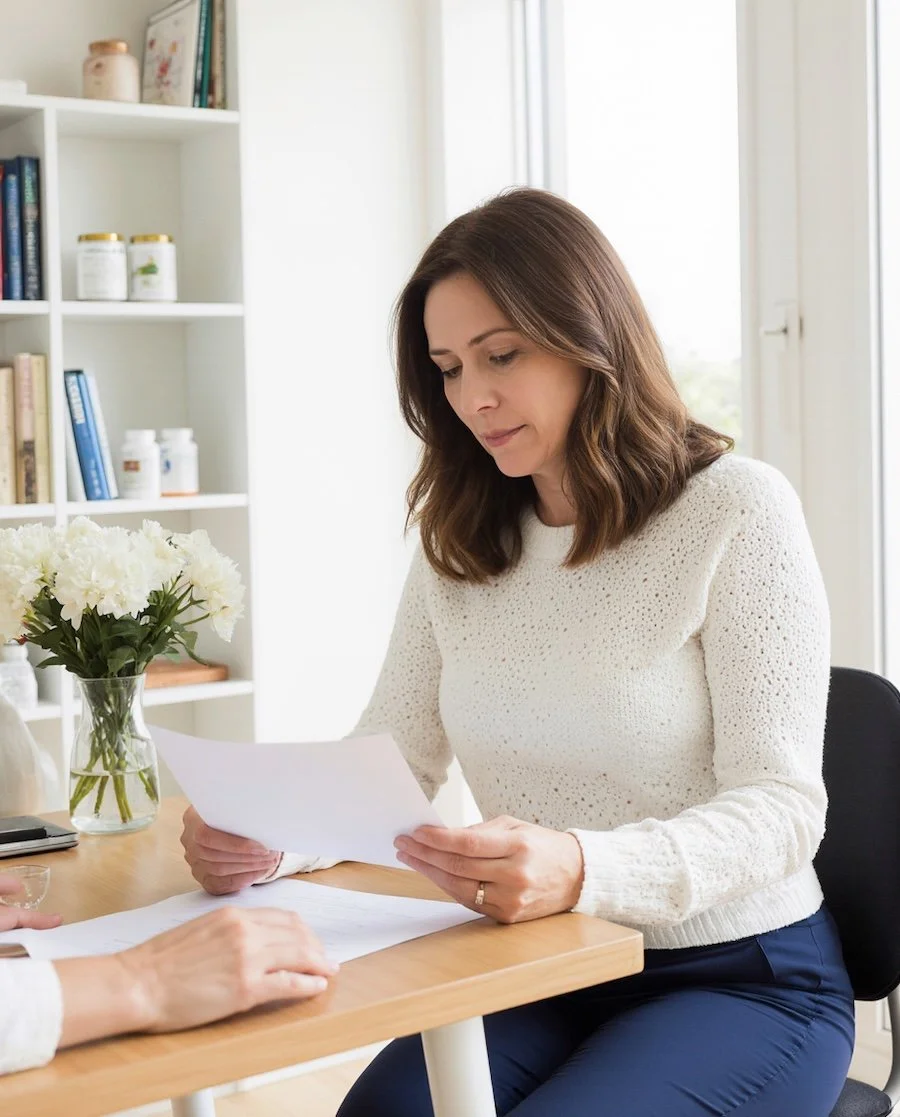 One-on-one naturopathic consultation with Cheryl Penna, women's health naturopath in Bayside Melbourne, at Urban Sense Wellness.