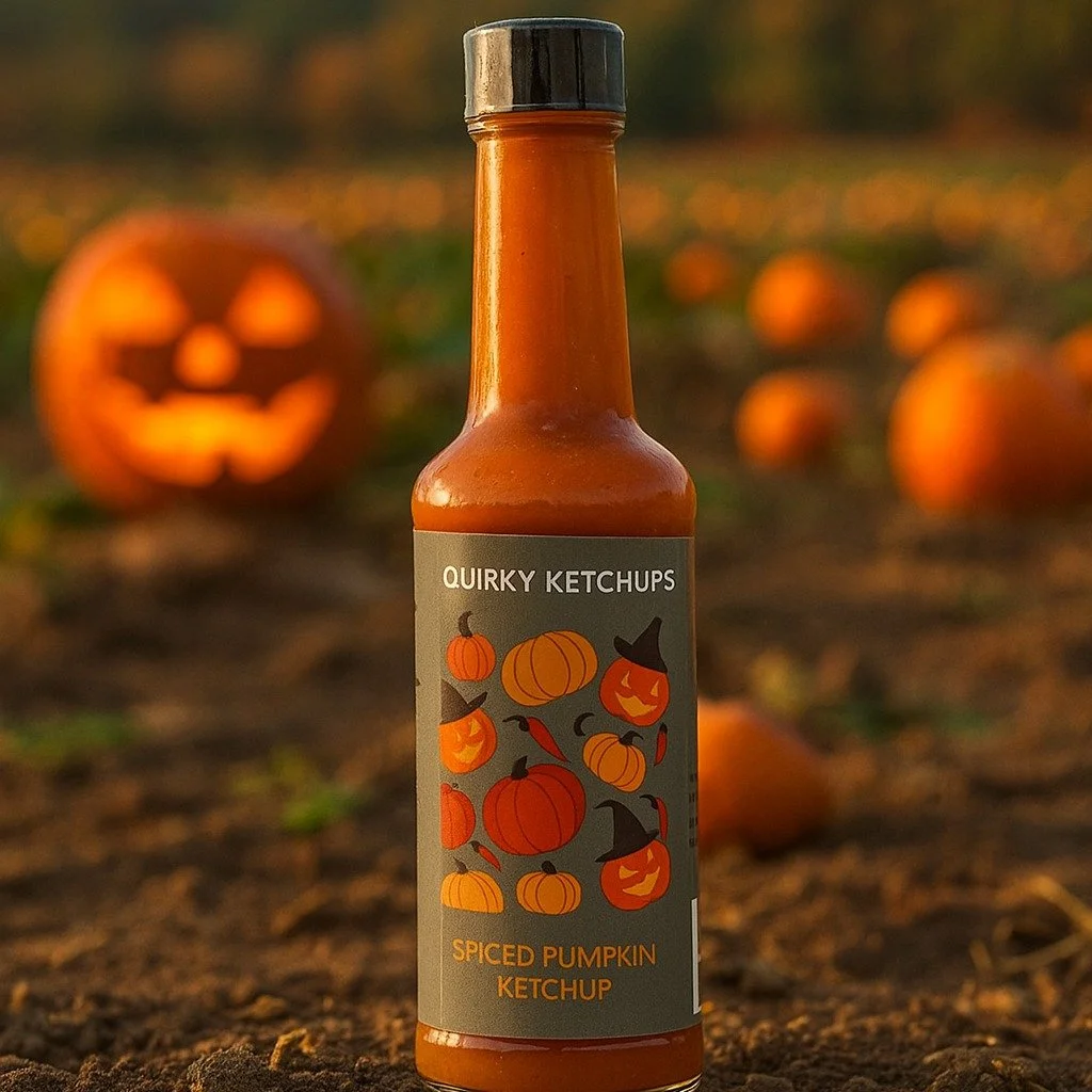 Our Spiced Pumpkin Ketchup is earthy and warming, with a gentle acidity that lifts its rich depth of flavour. It pairs beautifully with a plump pork sausage, barbecued meats, and is exceptional spooned over a freshly baked potato. We use only the fin