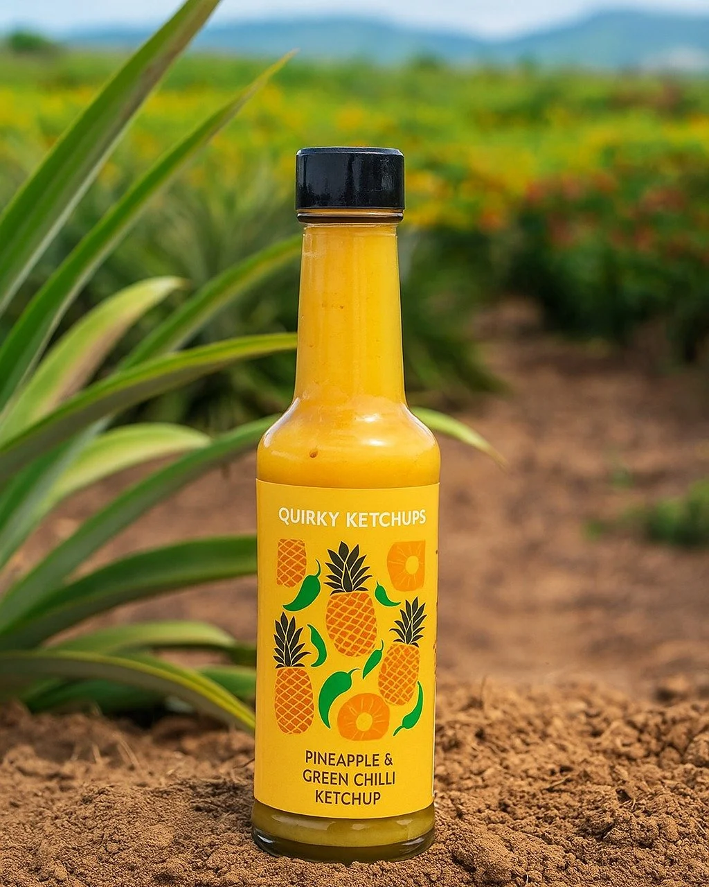 Pineapple &amp; Green Chilli Ketchup
Recipe Post Idea

🍍 Pineapple &amp; Green Chilli Chicken Skewers
Simply marinate diced chicken in:
&bull; 2 tbsp Pineapple &amp; Green Chilli Ketchup
&bull; olive oil
&bull; garlic
&bull; lime juice
Grill until l