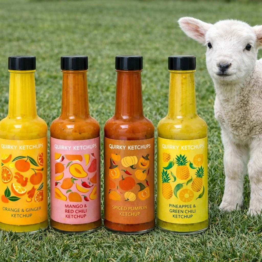 Order for Easter Now 

Mango &amp; Red Chilli Ketchup (made in Norfolk)
Sweet. Tangy. Just the right amount of heat. 🌶️🥭
This is our Mango &amp; Red Chilli Ketchup from Quirky Ketchups.

A vibrant blend of ripe mango and red chilli that delivers a 