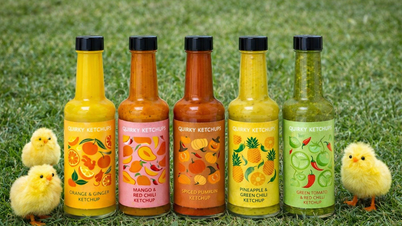 Enjoy your Easter 

If you would like to stock Quirky Ketchups too, please do get in touch.

Quirky Ketchups

Made in small batches in Norfolk
www.quirkyketchups.co.uk
info@quirkyketchups.com