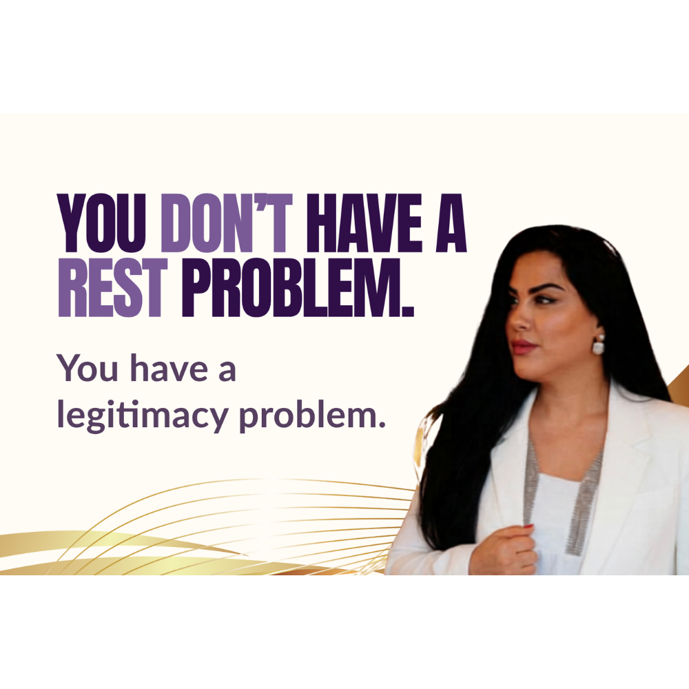 You don’t have a rest problem.