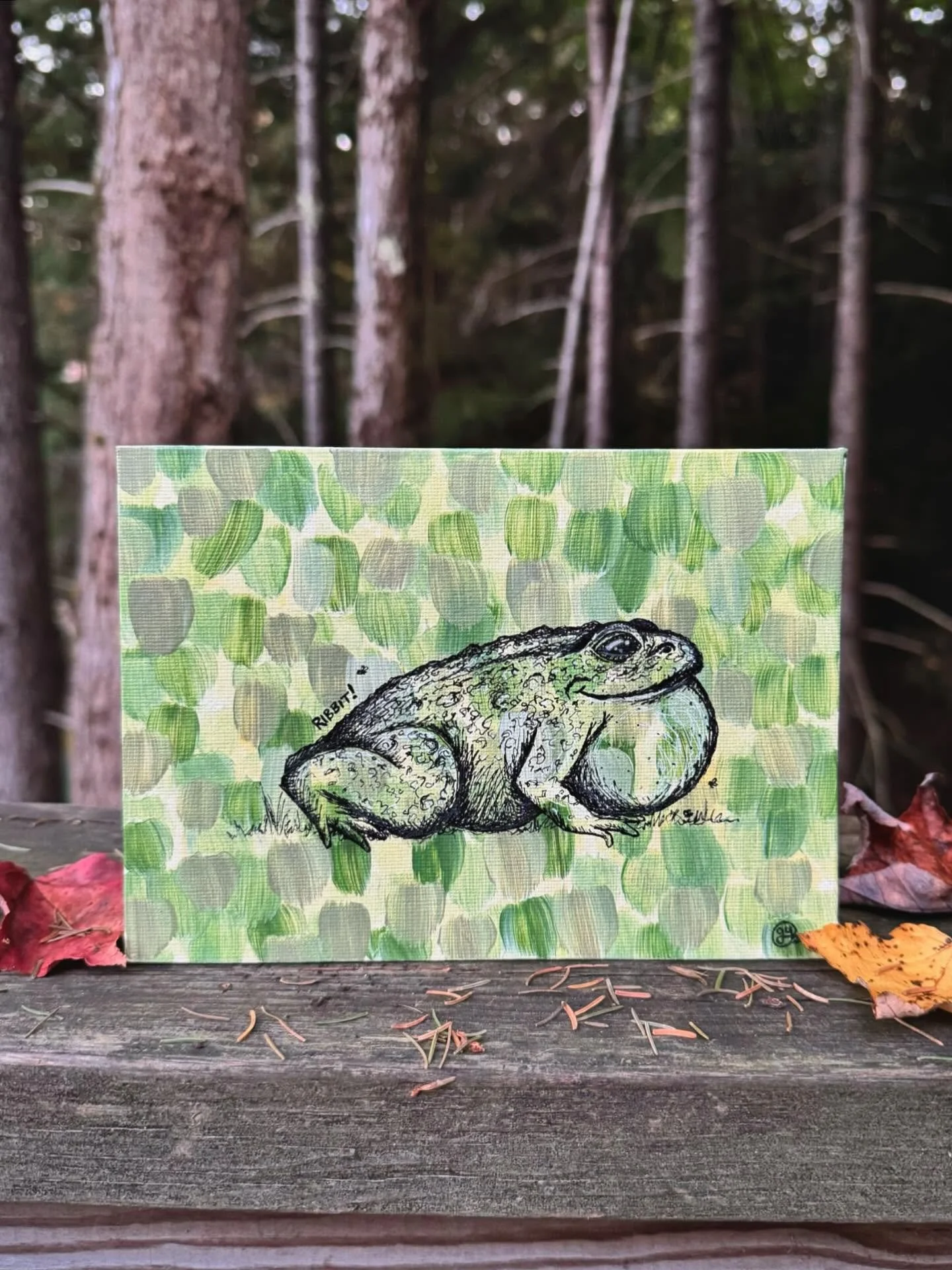 Just a happy little toad. 🍂
Hope you have a happy little week!