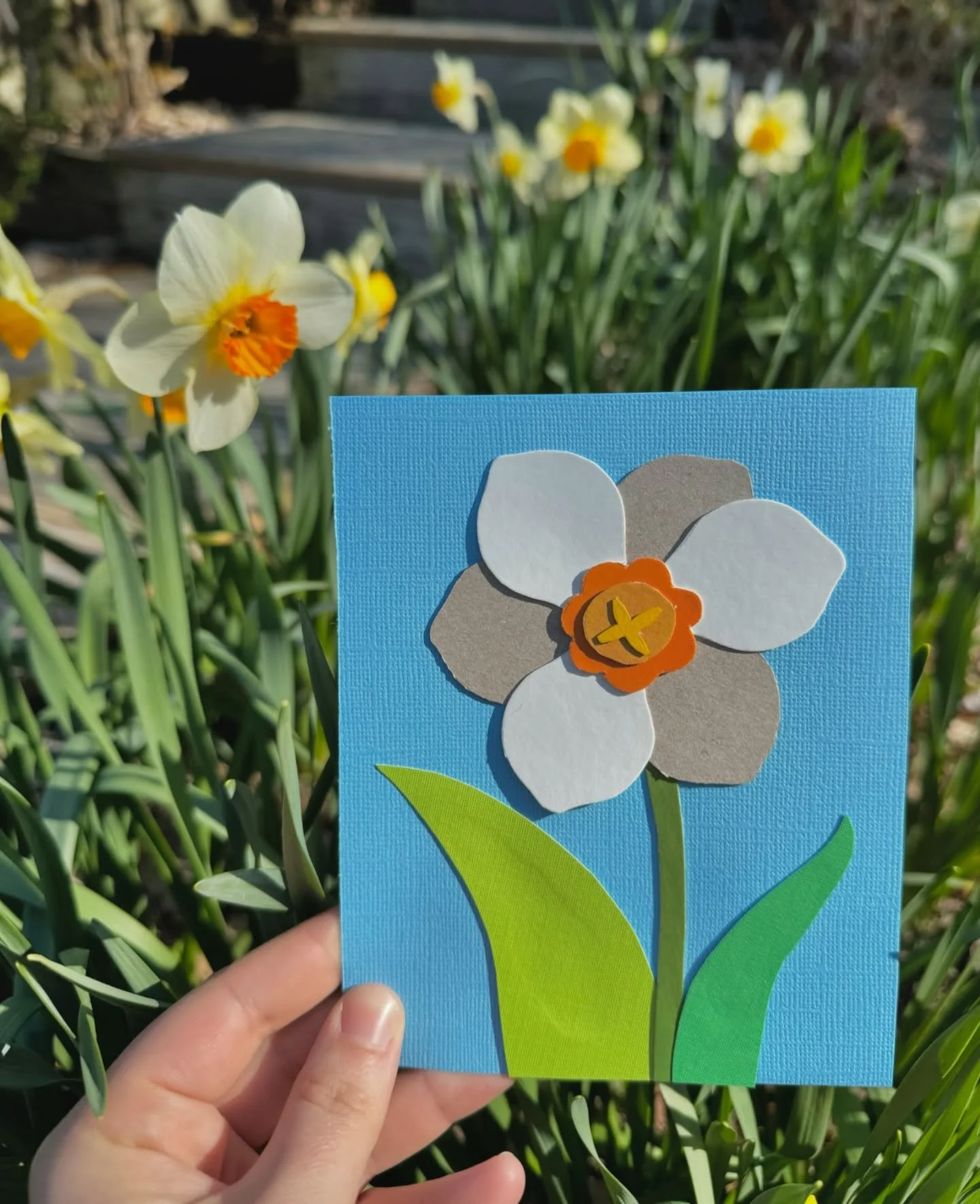 Mother&rsquo;s Day cards made from recycled boxes I&rsquo;ve been stashing in the closet! 
🌸 I hope you all have a wonderful Mother&rsquo;s Day celebrating the women who have loved and supported you!