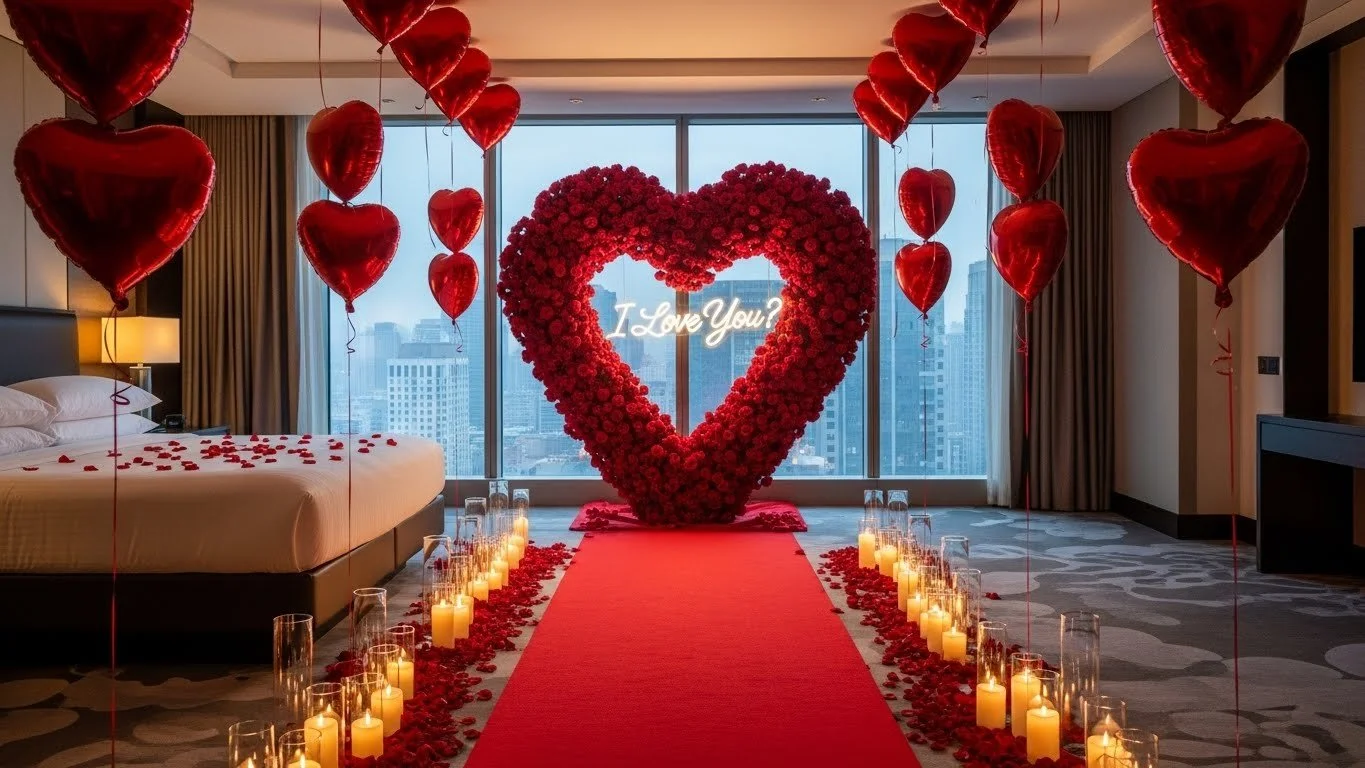 Signature Rose Heart Feature ( add-on)