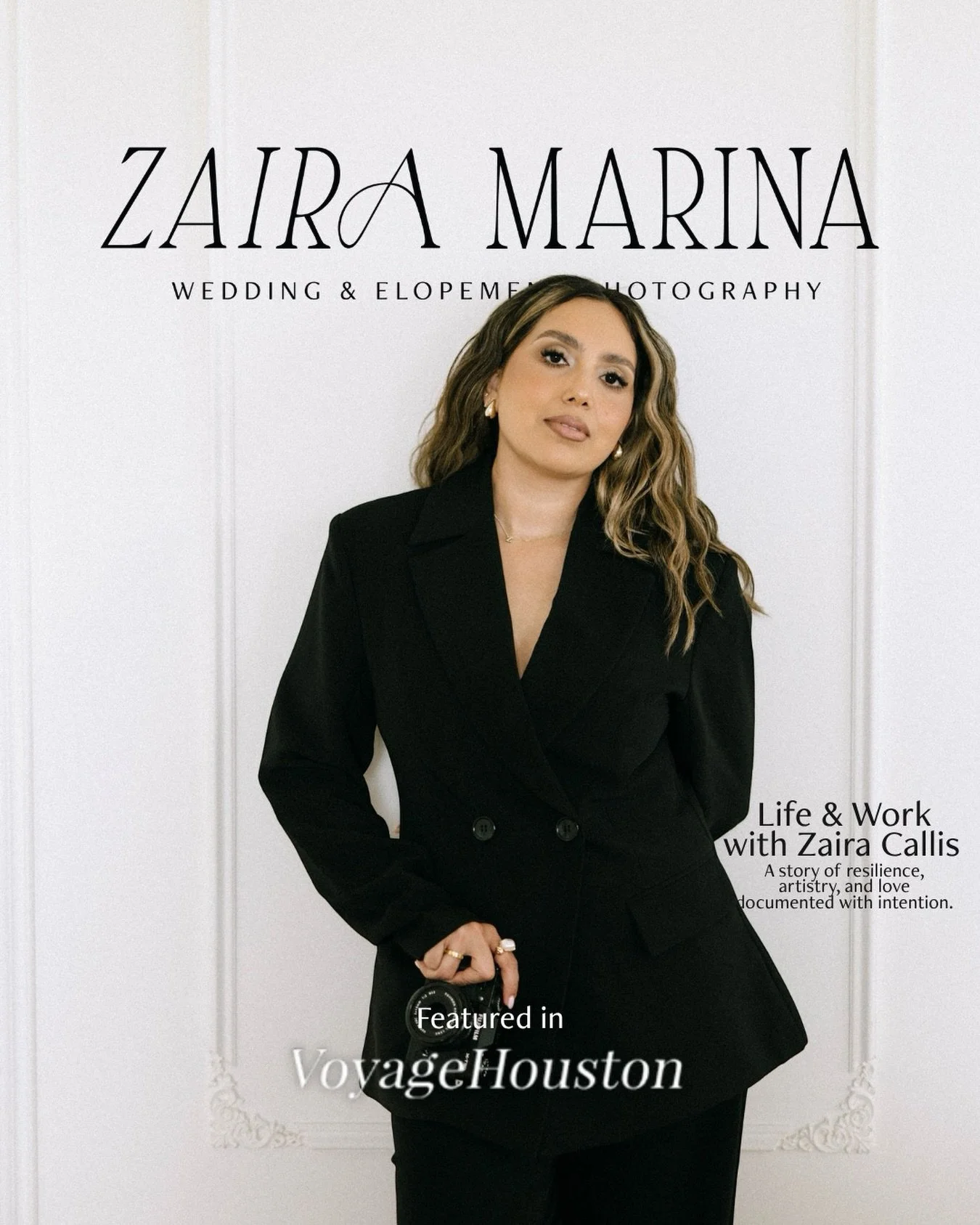 I&rsquo;m so honored to share that Zaira Marina Photography has been featured in Voyage Houston.

What started as a creative outlet during one of the hardest seasons of my life has grown into a business, a purpose, and a way for me to preserve love s