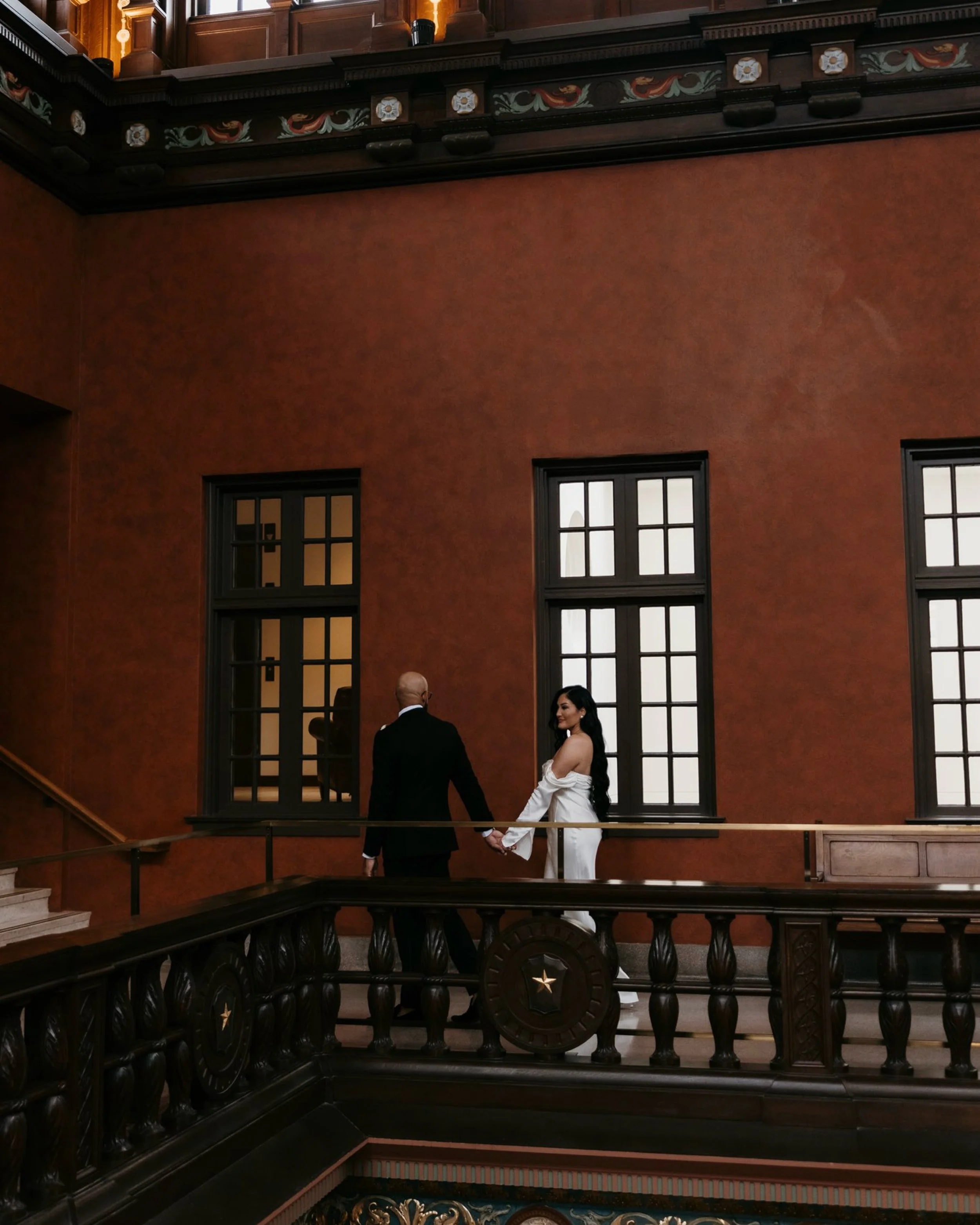A quiet kind of forever.

The kind held in soft glances, steady hands, historic halls, and the little in-between moments that end up meaning everything.

This day felt intimate, cinematic, and deeply intentional. A reminder that love does not have to