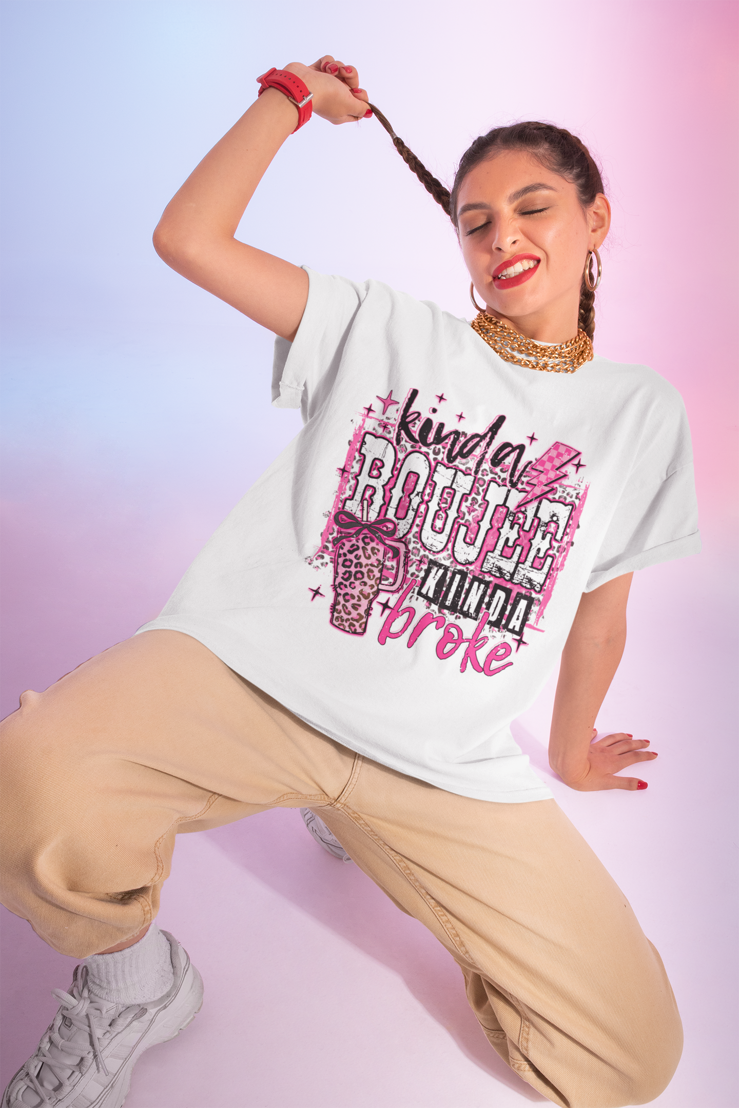 Boujee but broke- Graphic Tee