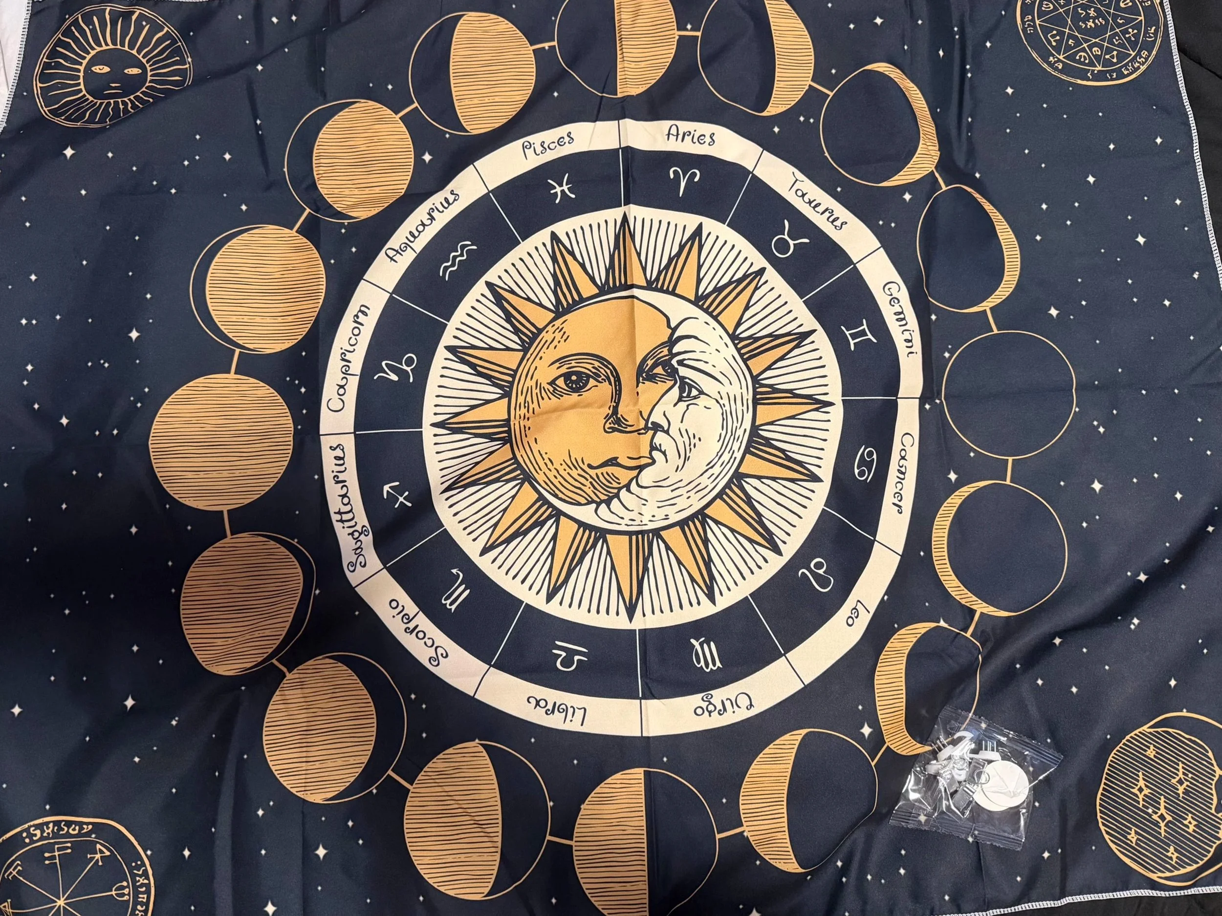 Hangable Moon Tapestry