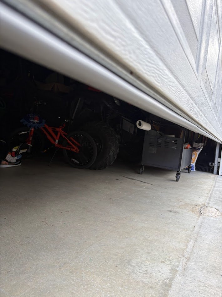 Garage door seal replacement