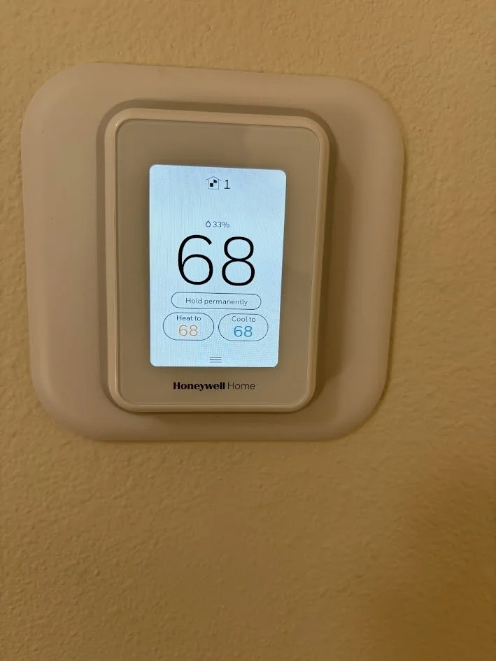 Smart HVAC thermostat installation
