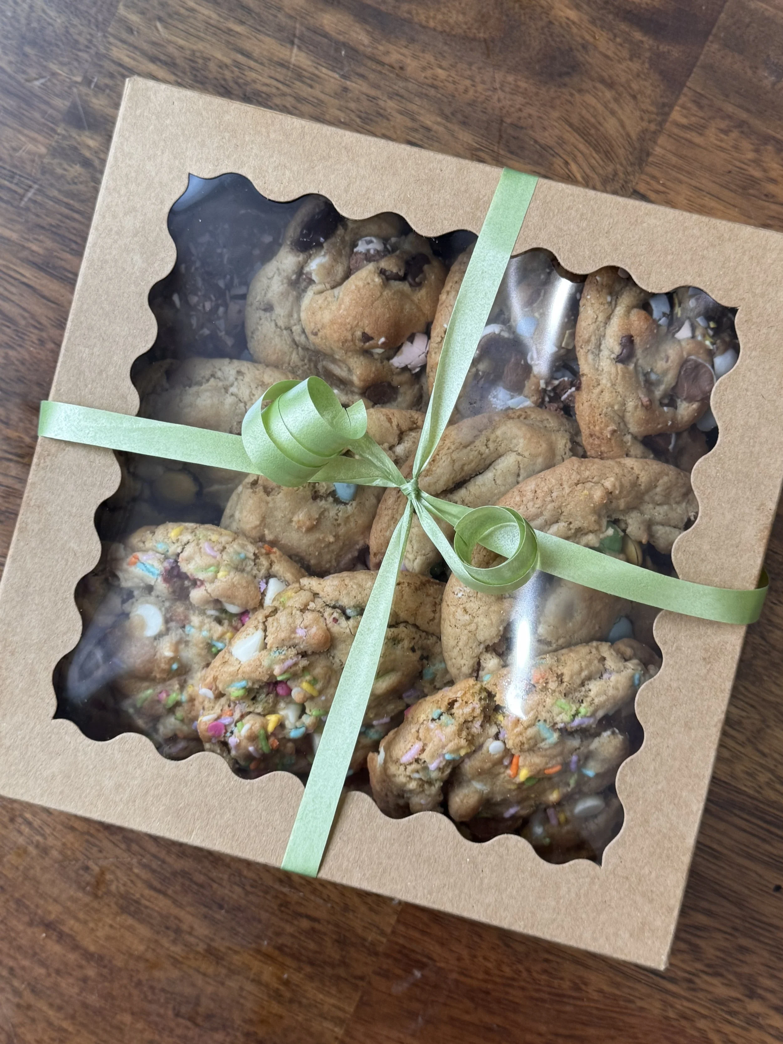 spring seasonal cookie box