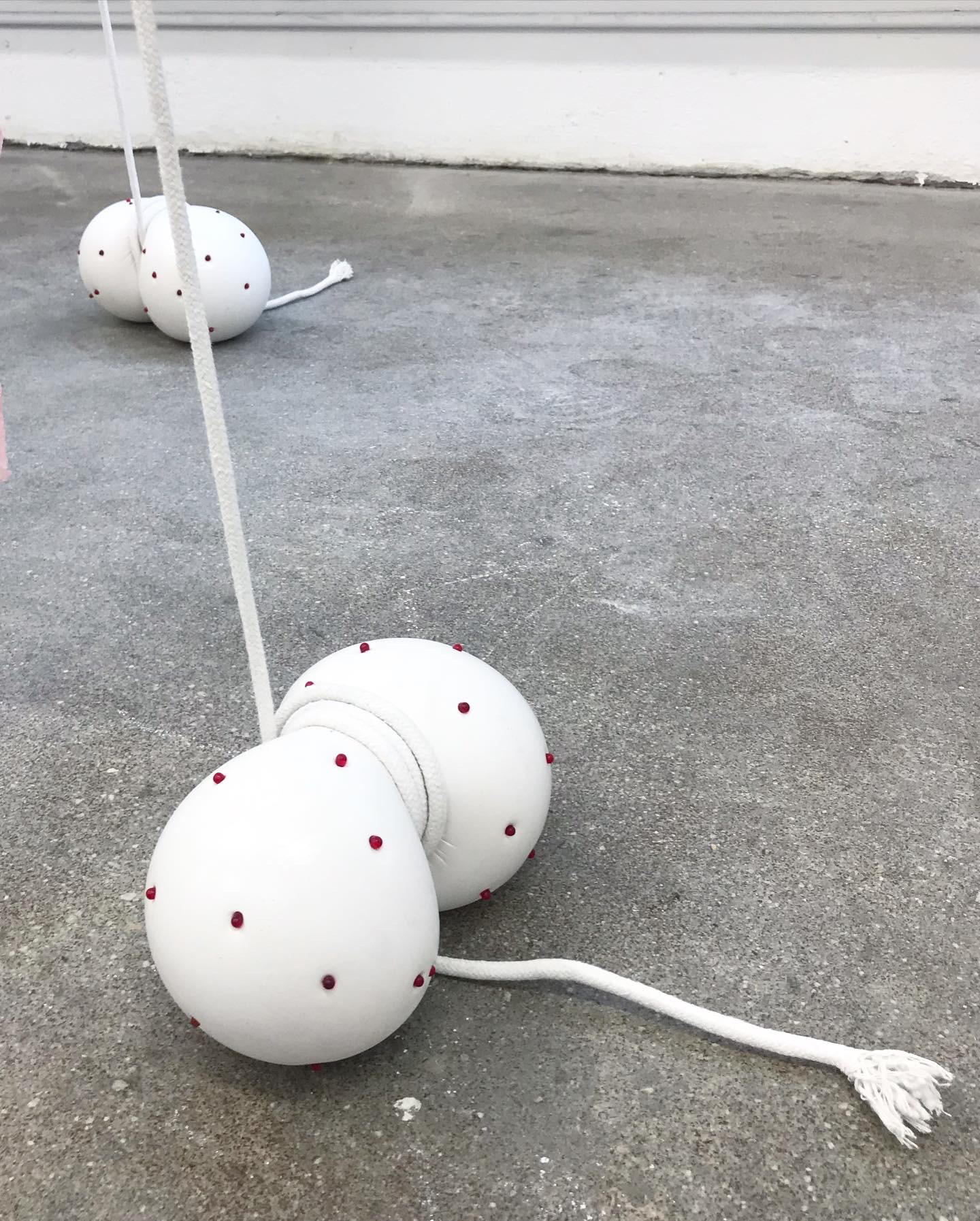 Strawberry Legs II (detail), Augurhythms (2022)