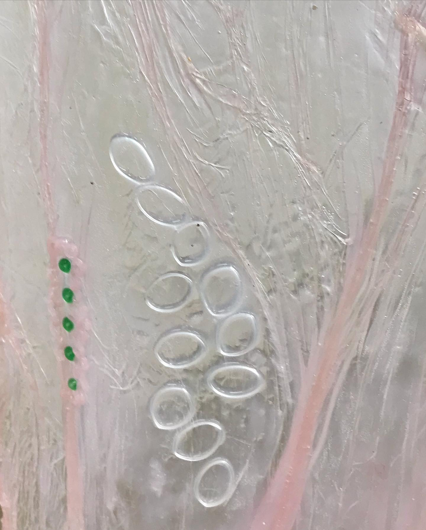 Strawberry Legs II (detail), Augurhythms (2022)