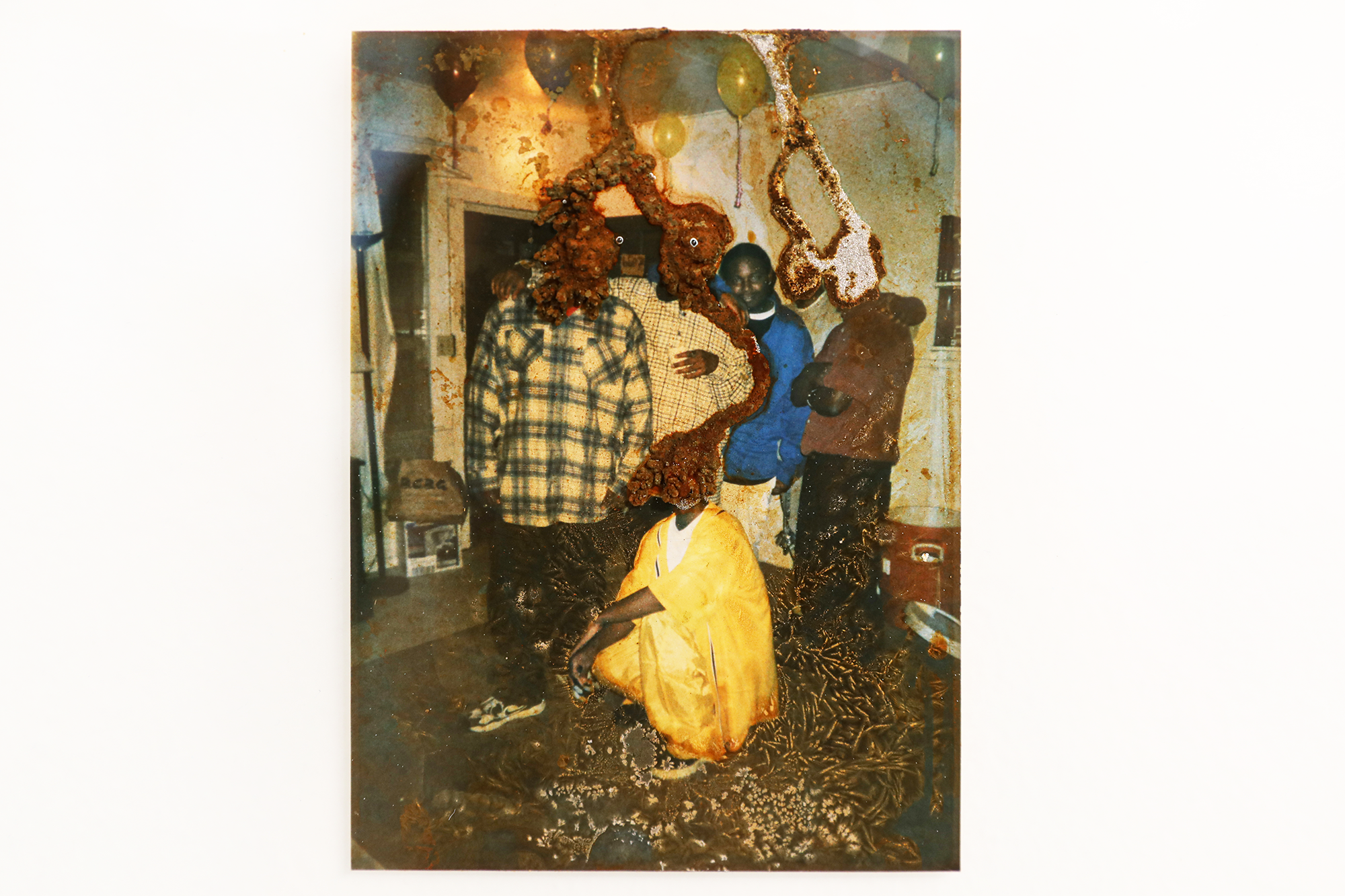 "catalyzer 2," Electroplated found
photograph in epoxy, 2024, 12" x 8" 