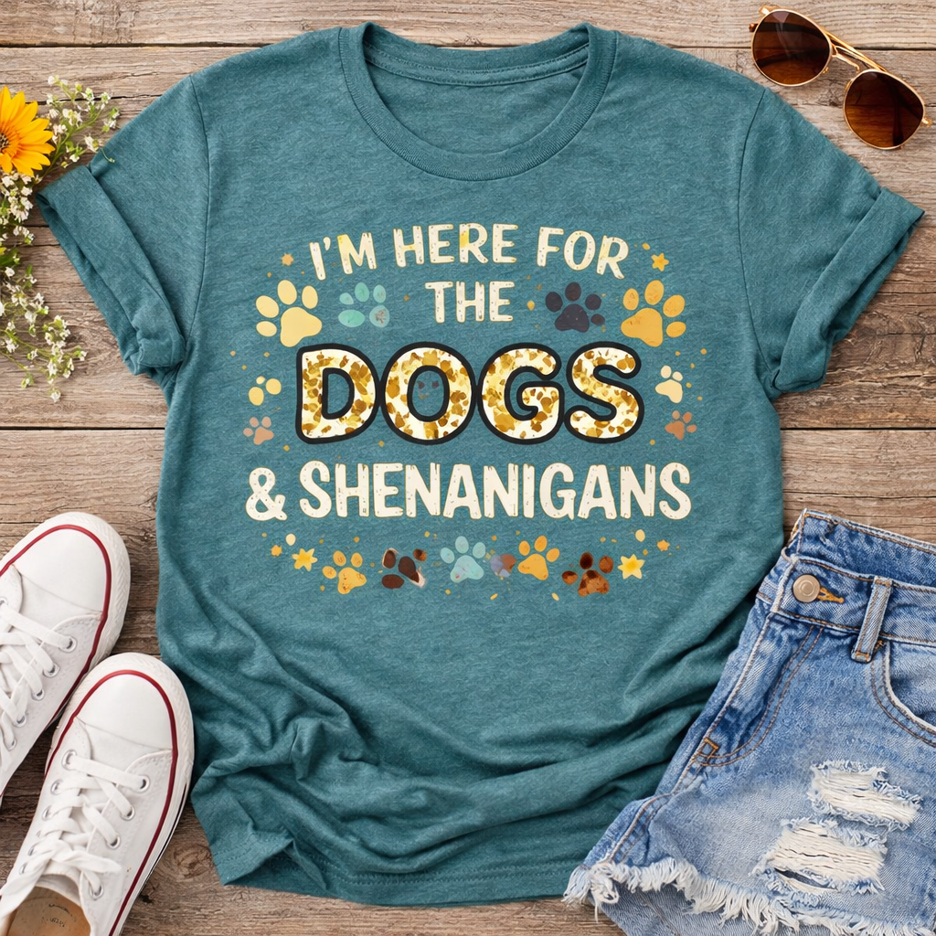 Dogs & Shenanigans | SHORT SLEEVE | Size Small - XL