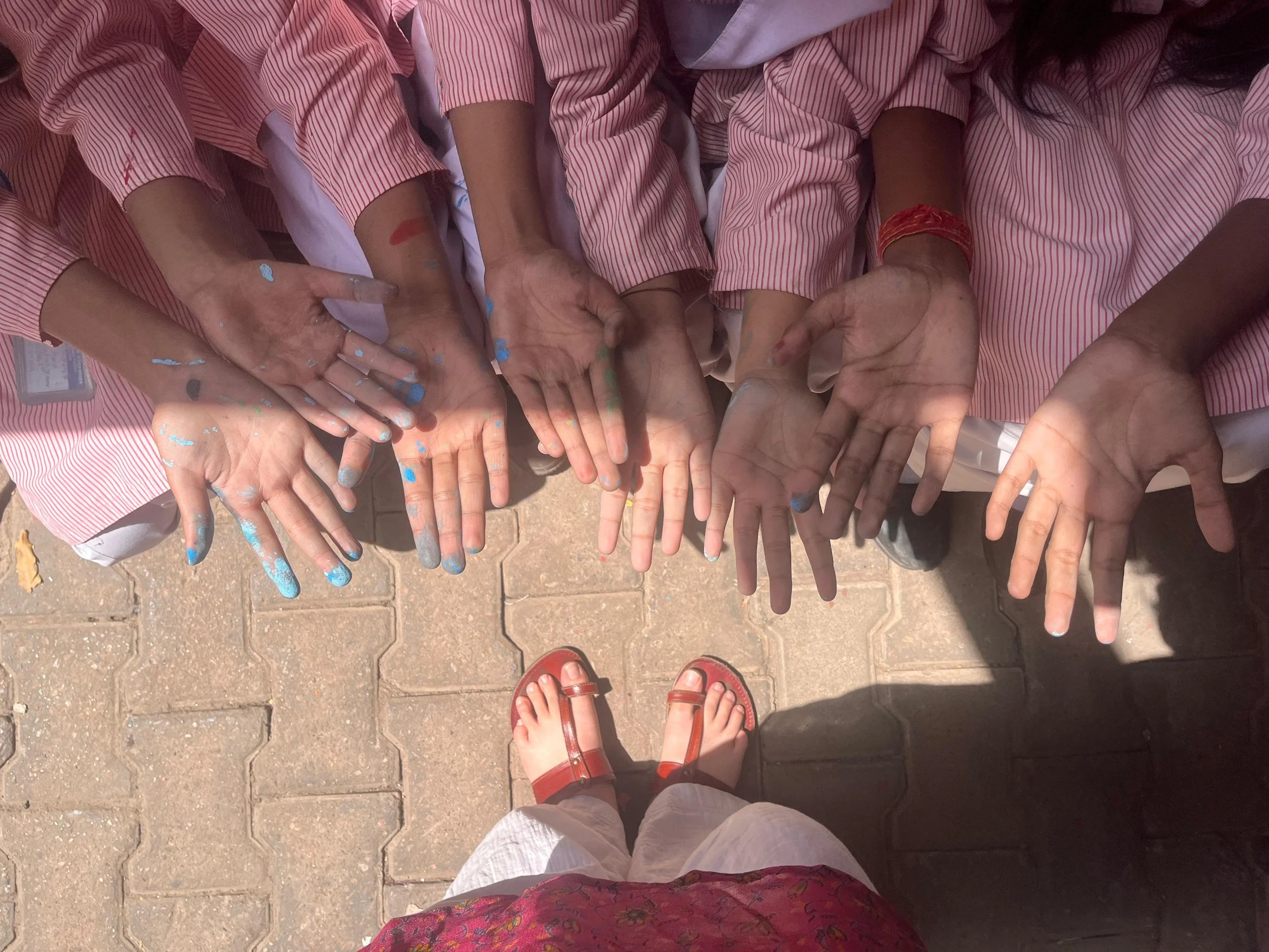 We paint, and then we paint some more