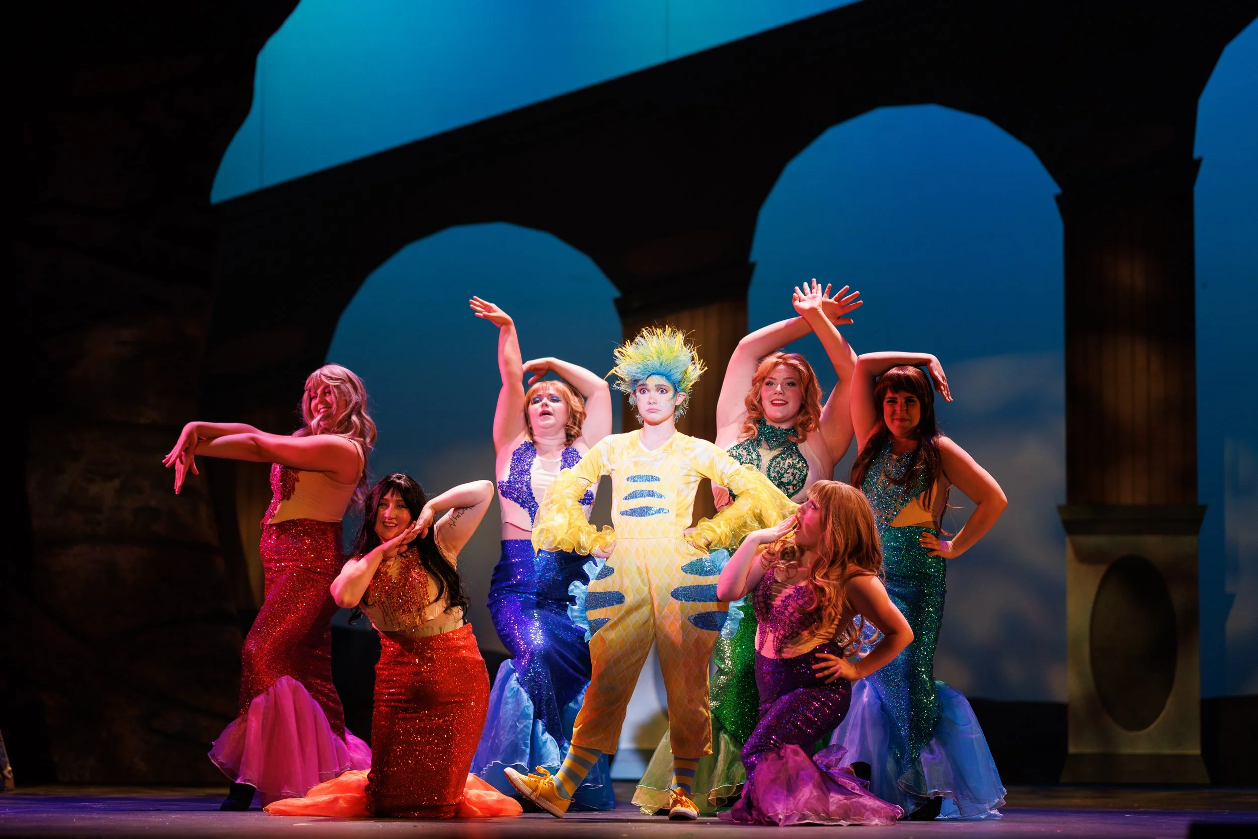 The Little Mermaid at The White Theatre at The J KC.
Director: Guy Gardner 
Choreographer: Guy Gardner and Ellery Bailey
(I'm in the purple!)