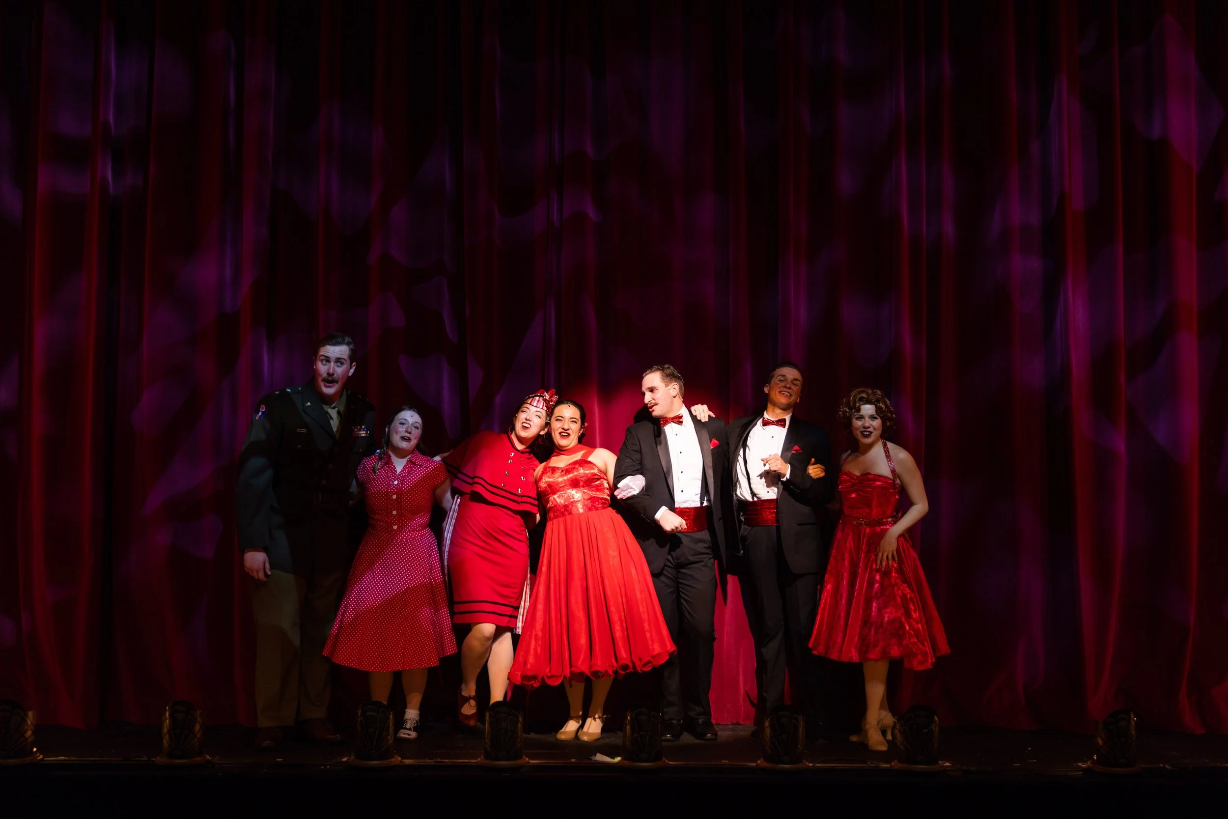 White Christmas at Missouri State University
(Second from left)