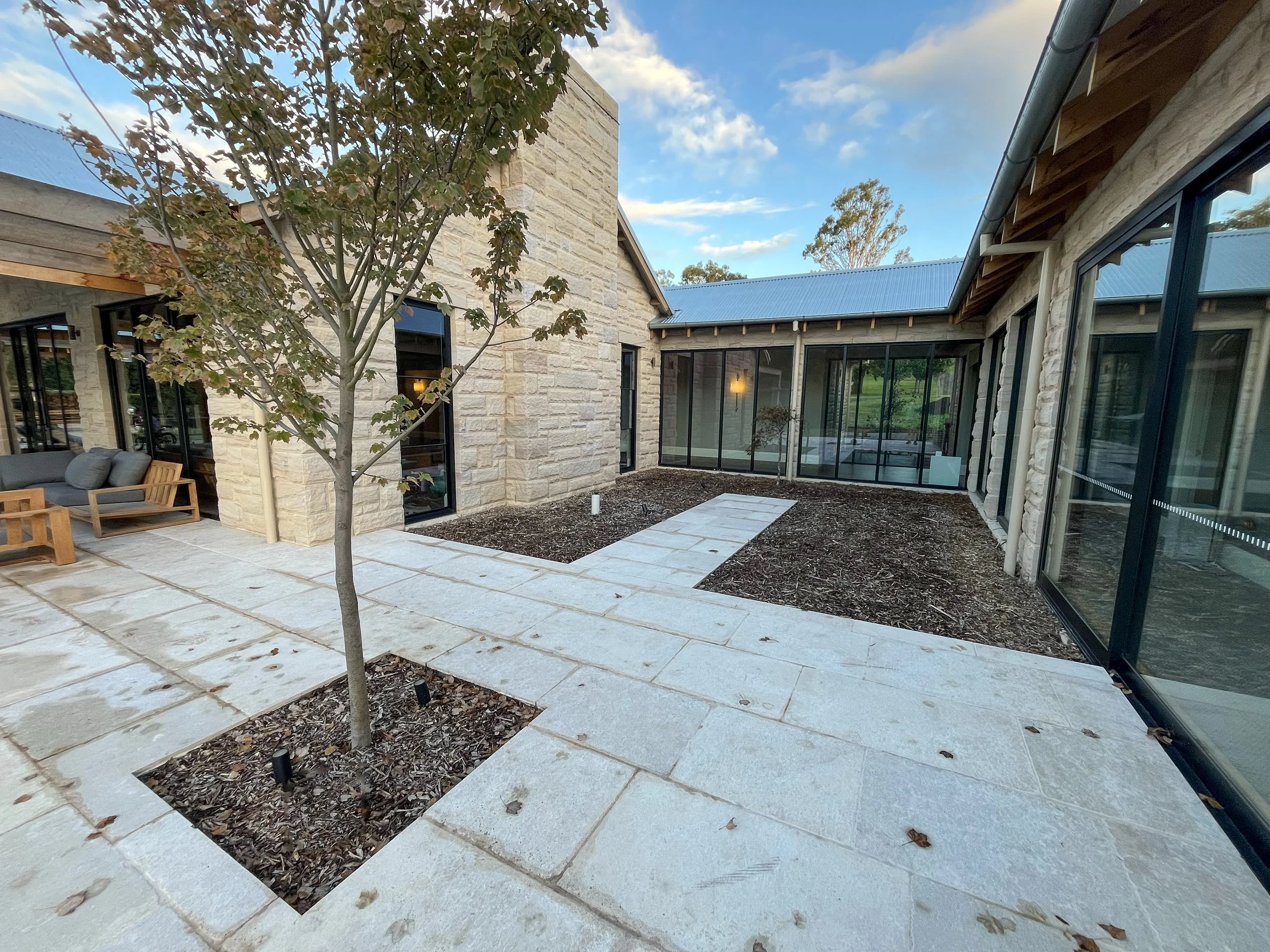 Interior and exterior work