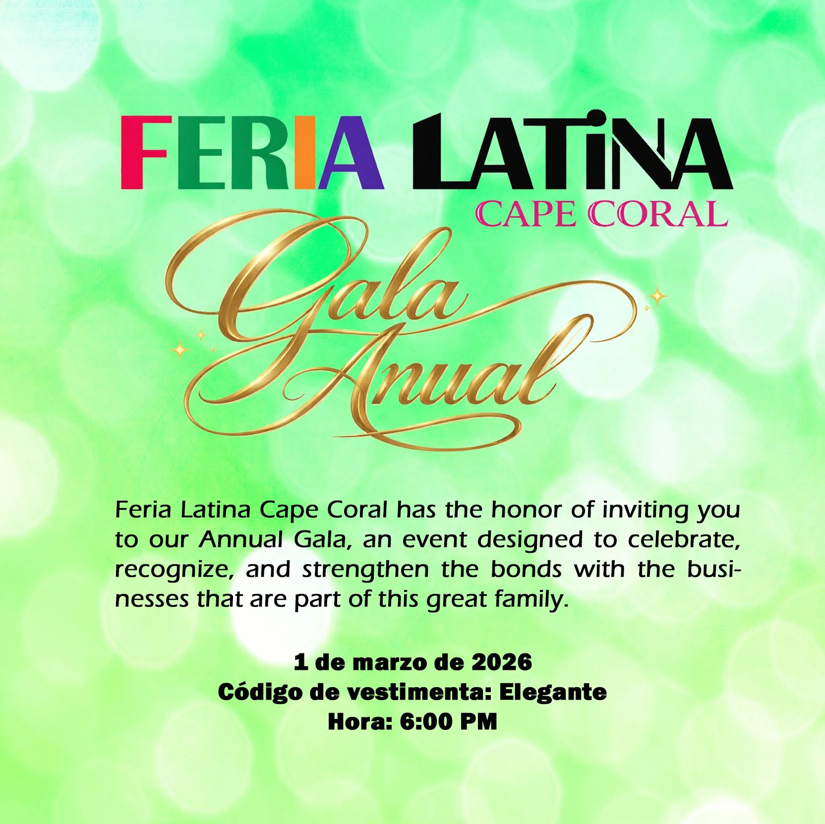 Feria Latina Gala Anual.
