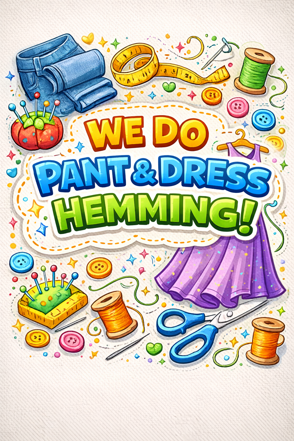 Pant/Dress Hemming