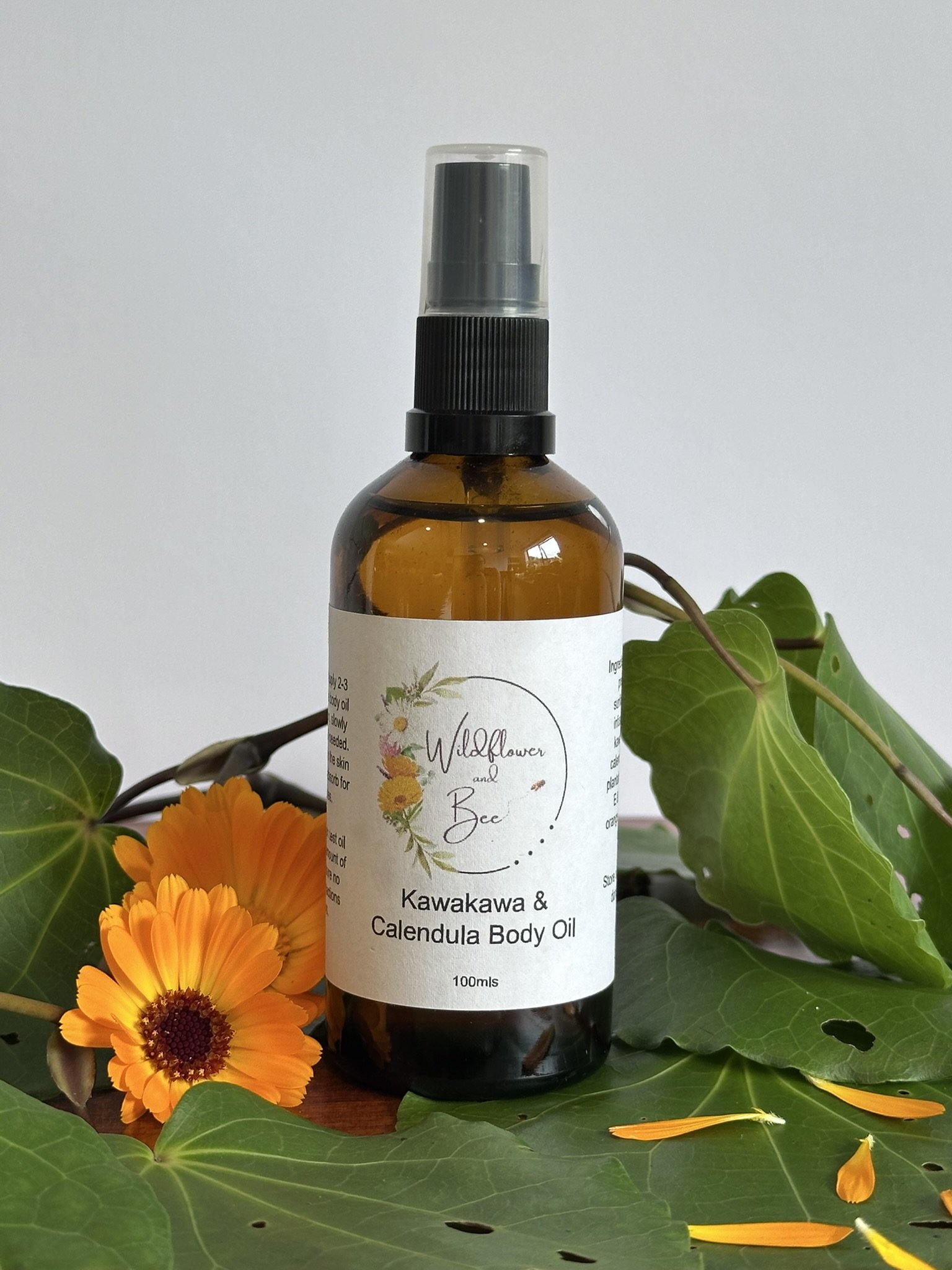 Kawakawa and Calendula Body Oil