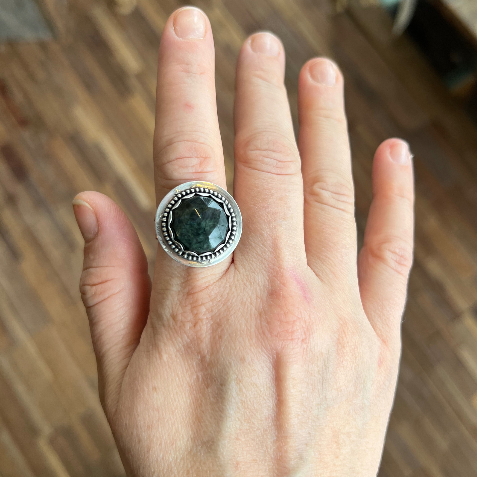 Velvet Obsidian Ring