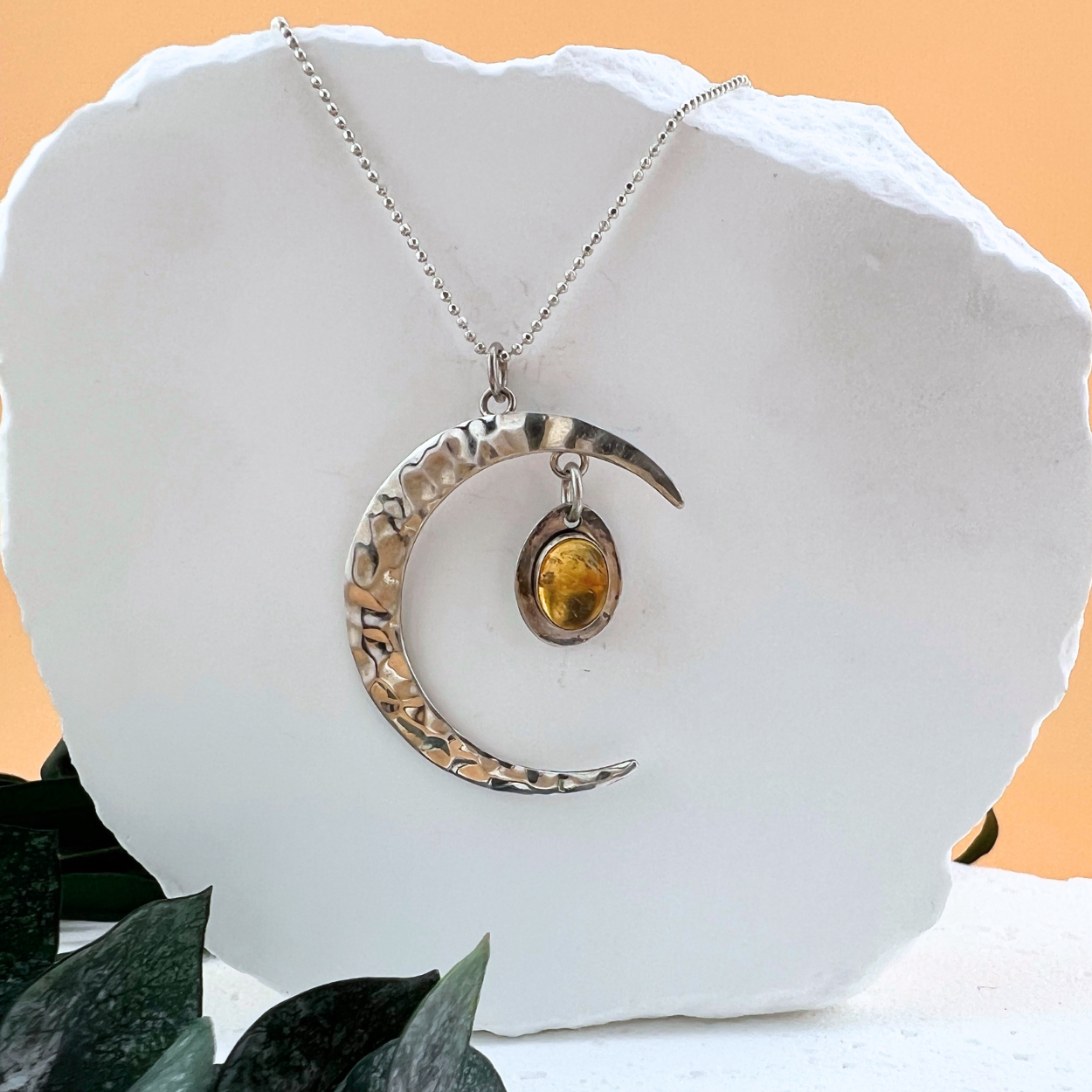 Waxing Light Citrine Necklace