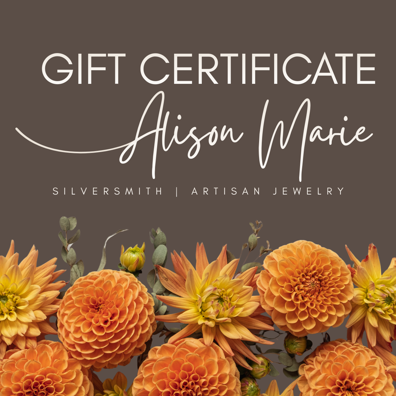 Alison Marie Gift Certificate