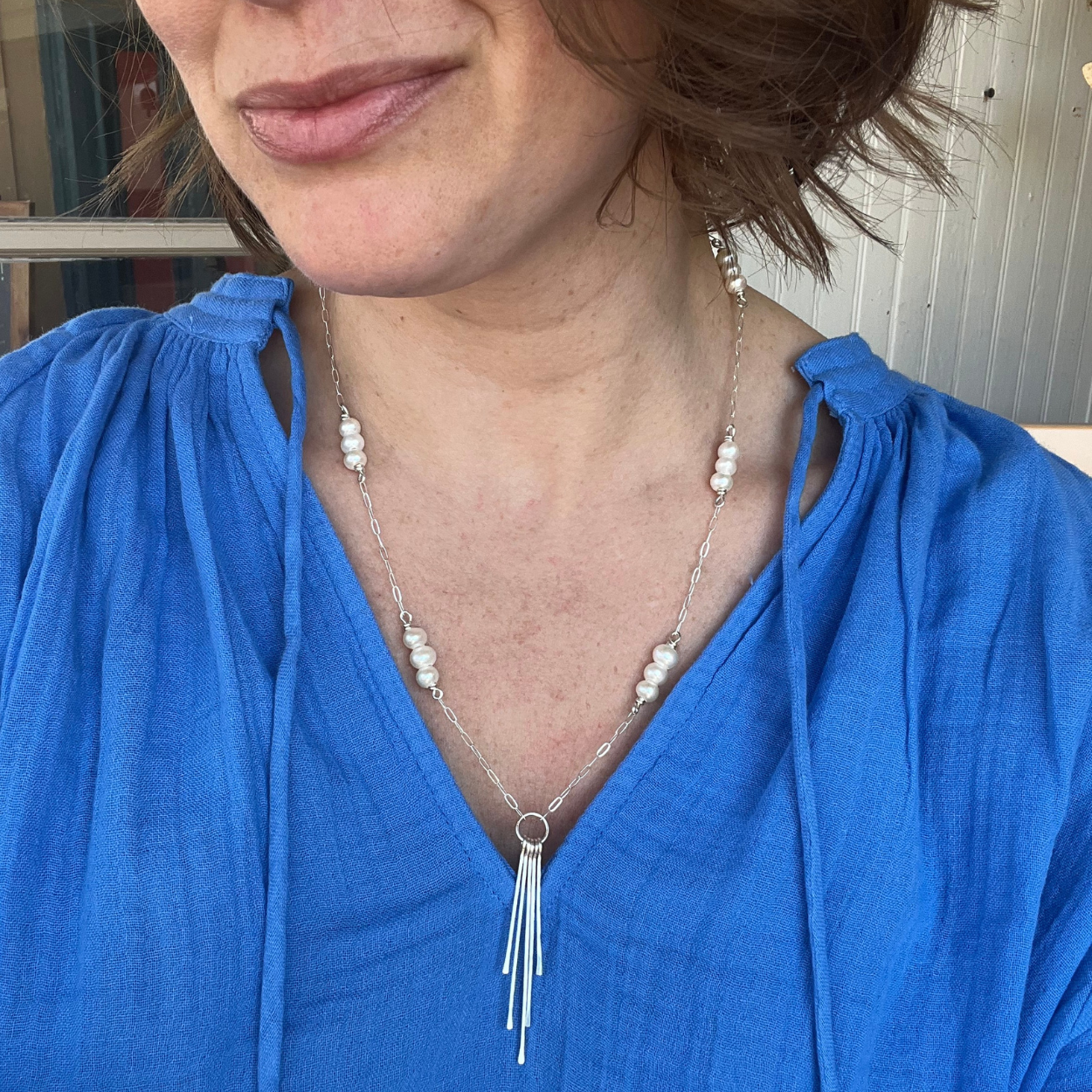 Lumen Fringe Necklace