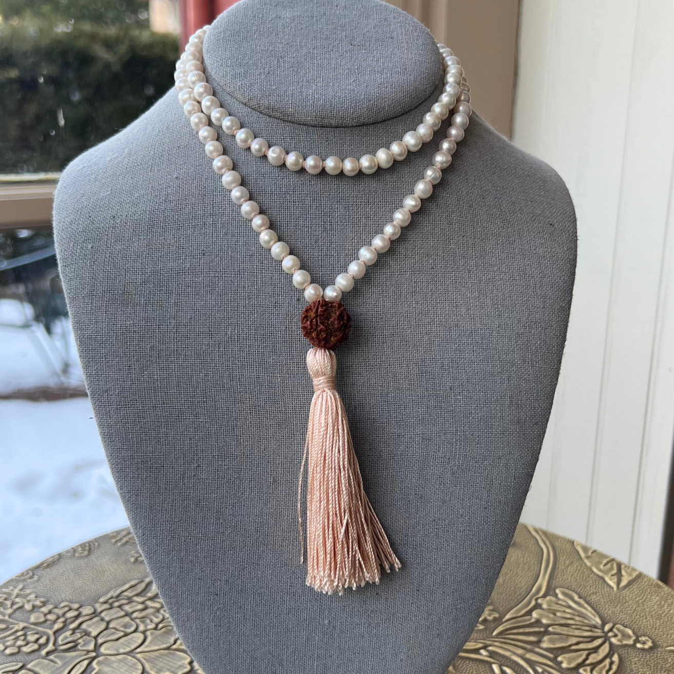 Seed + Pearl Mala