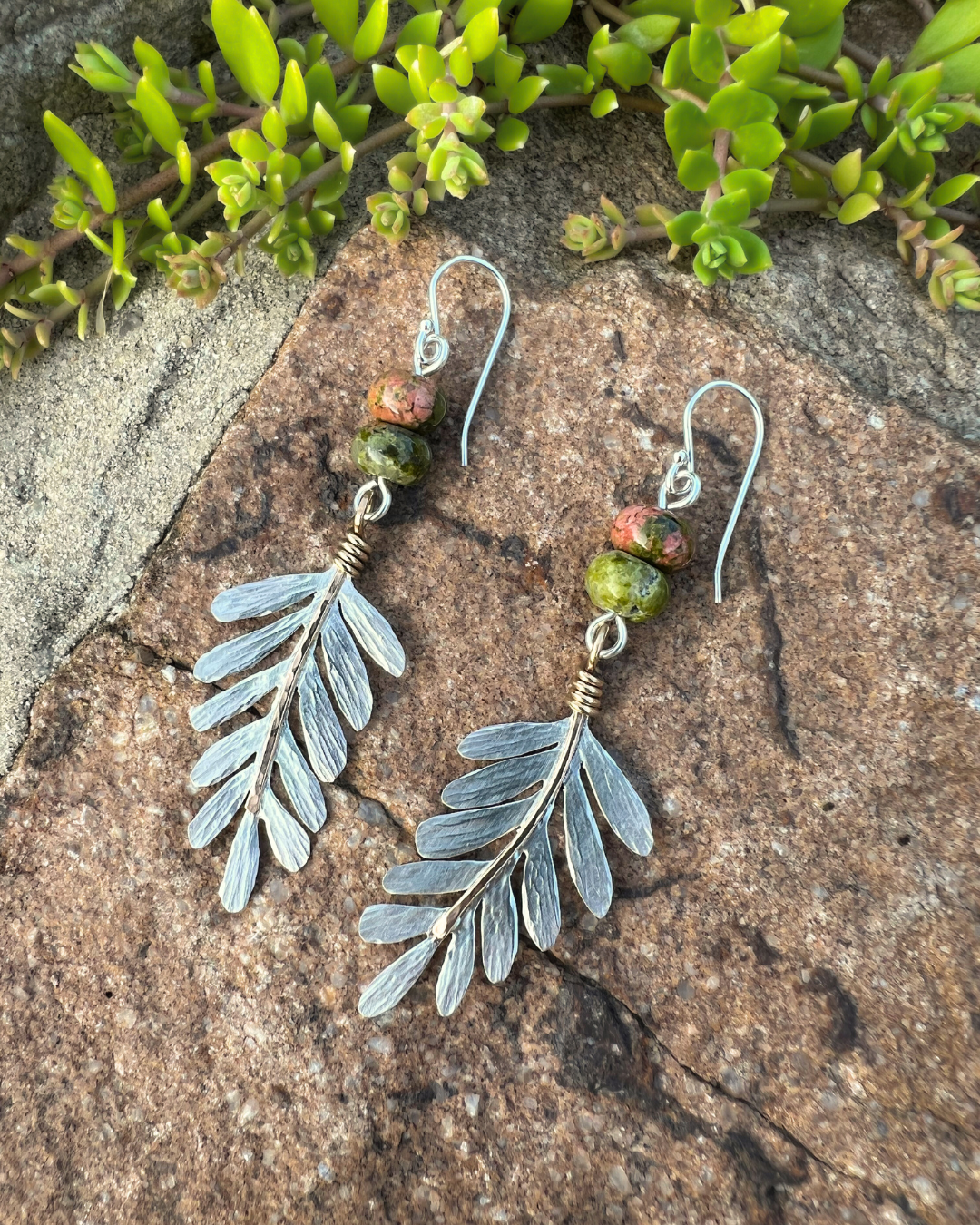 Gilded Frond Earrings