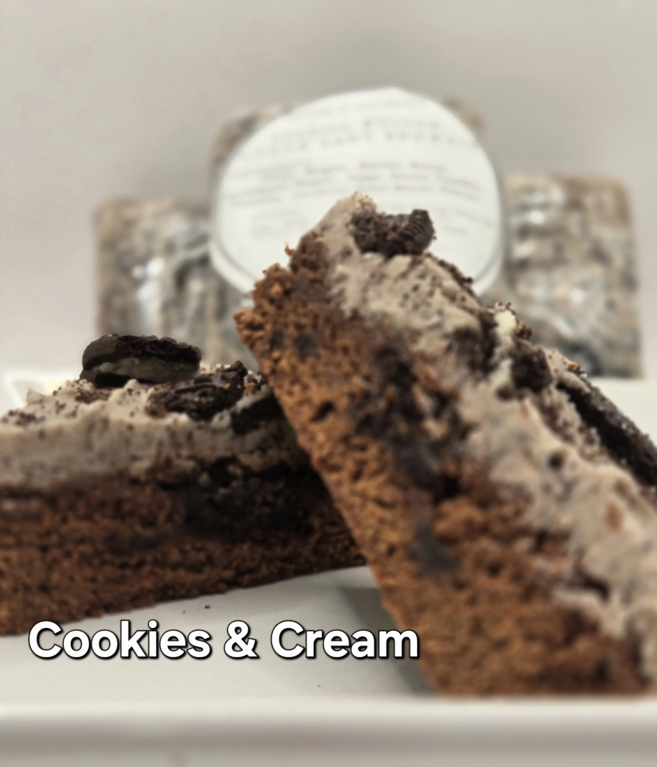 Cookies and Cream Lunch Lady Brownie