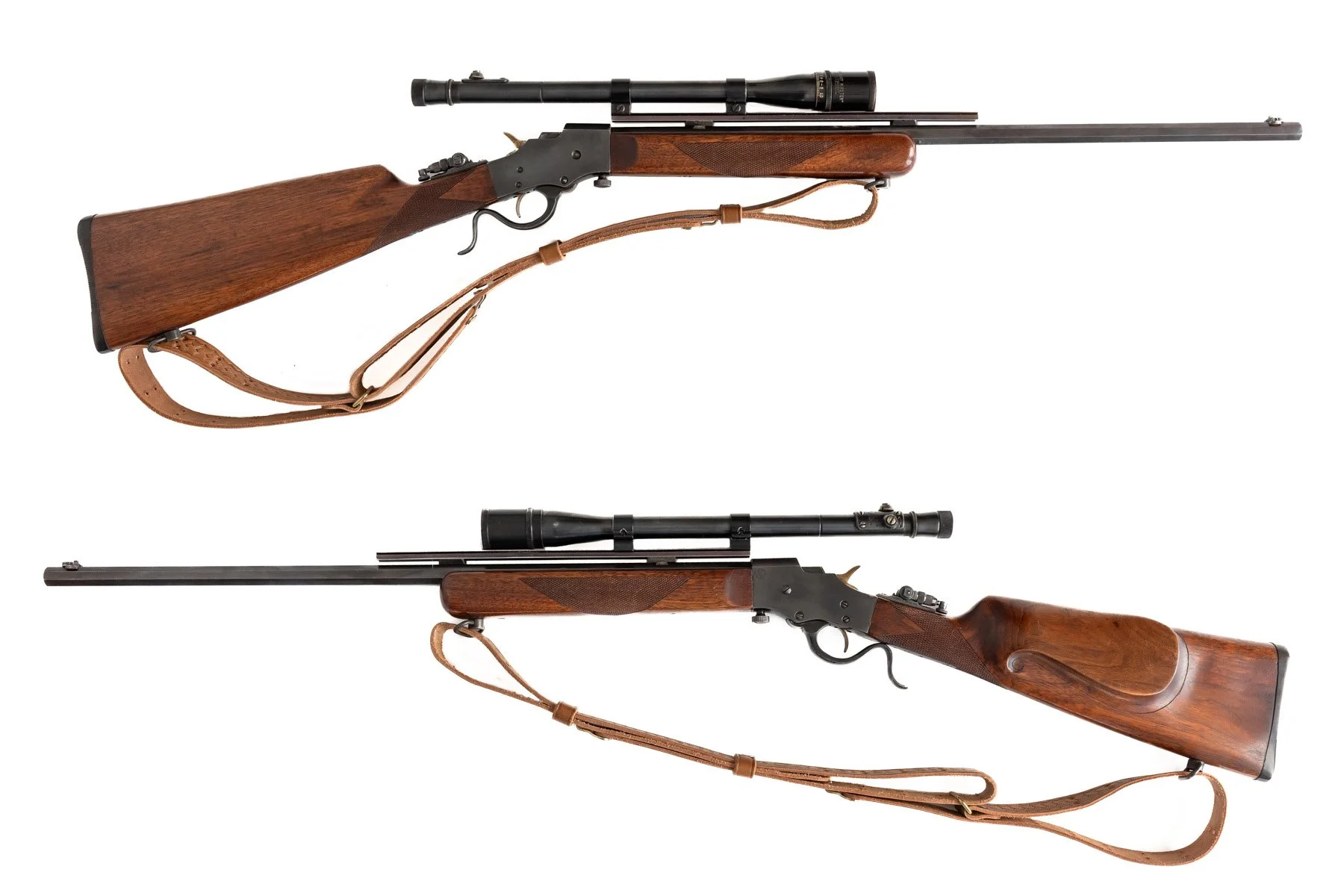 15 - Stevens Favorite .22 target rifle w/ Weaver Model 330 scope and Varmint Master, Marbles rear peep sight