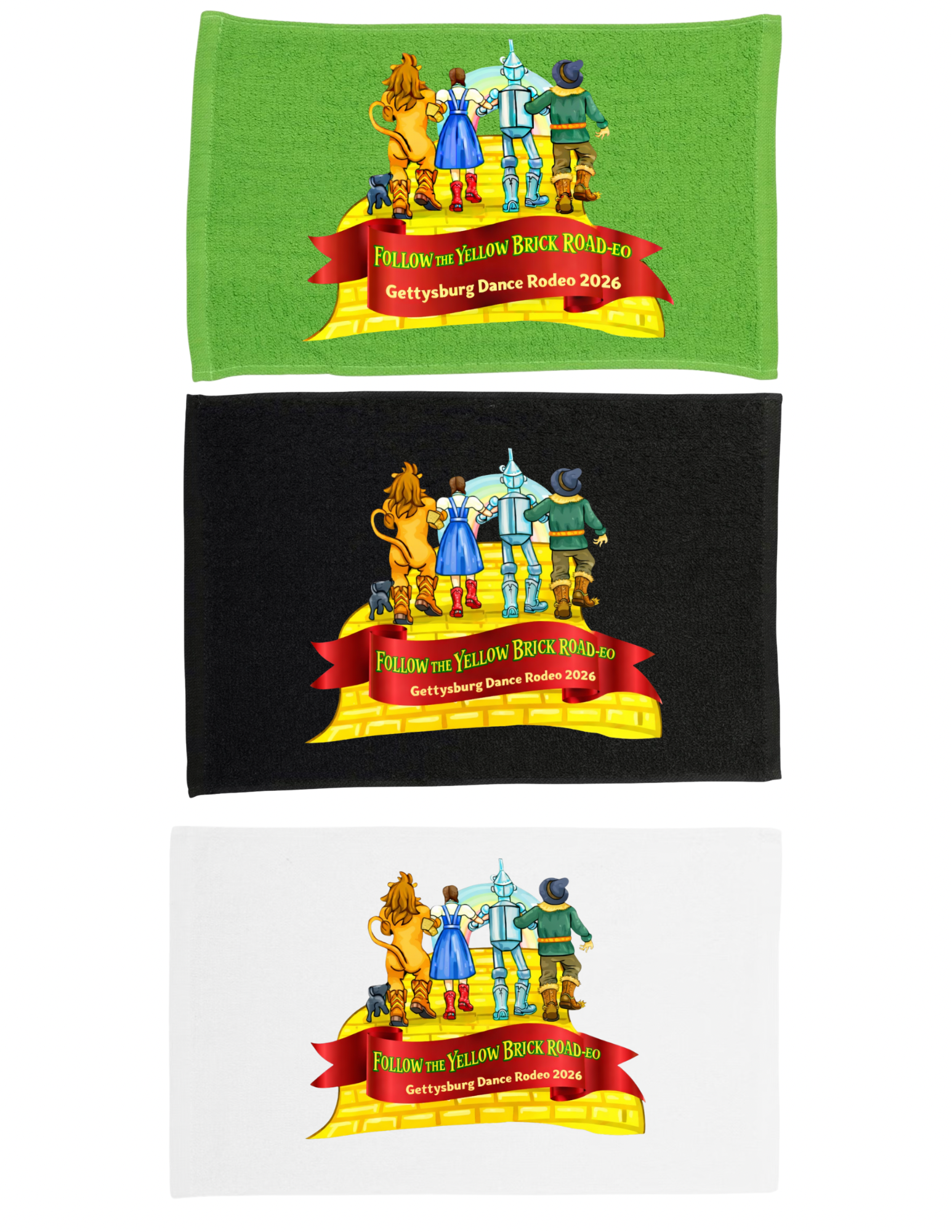 FOLLOW THE YELLOW BRICK ROAD-EO – THEME NIGHT RALLY TOWEL