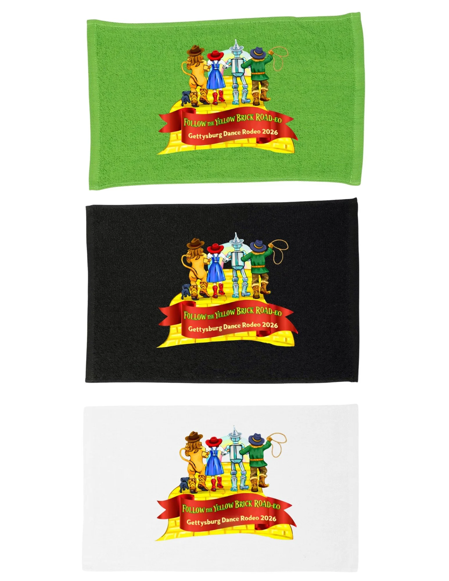 FOLLOW THE YELLOW BRICK ROAD-EO – THEME NIGHT RALLY TOWEL