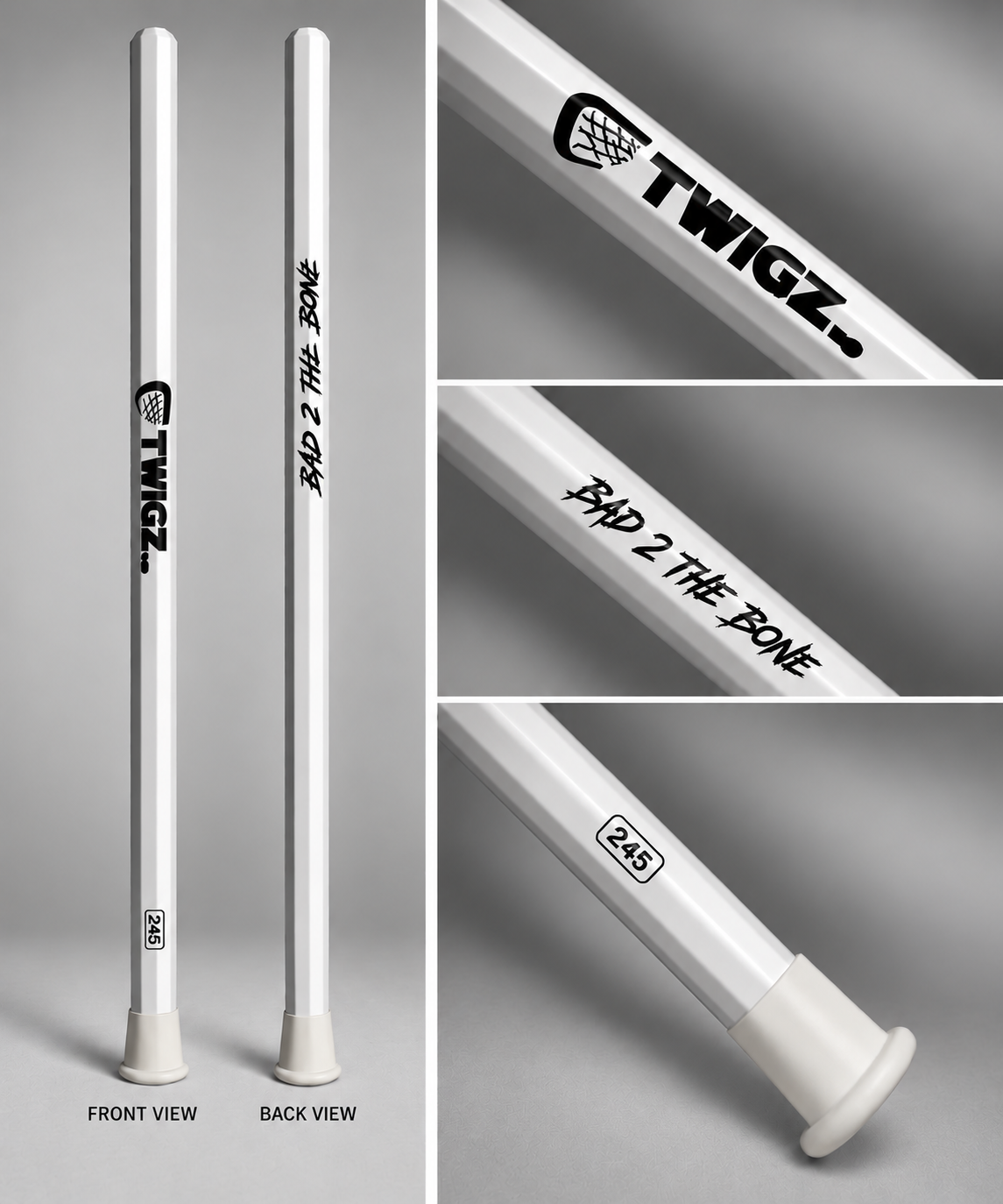 Twigz Sentinel 235 White - Sci-Ti Shaft